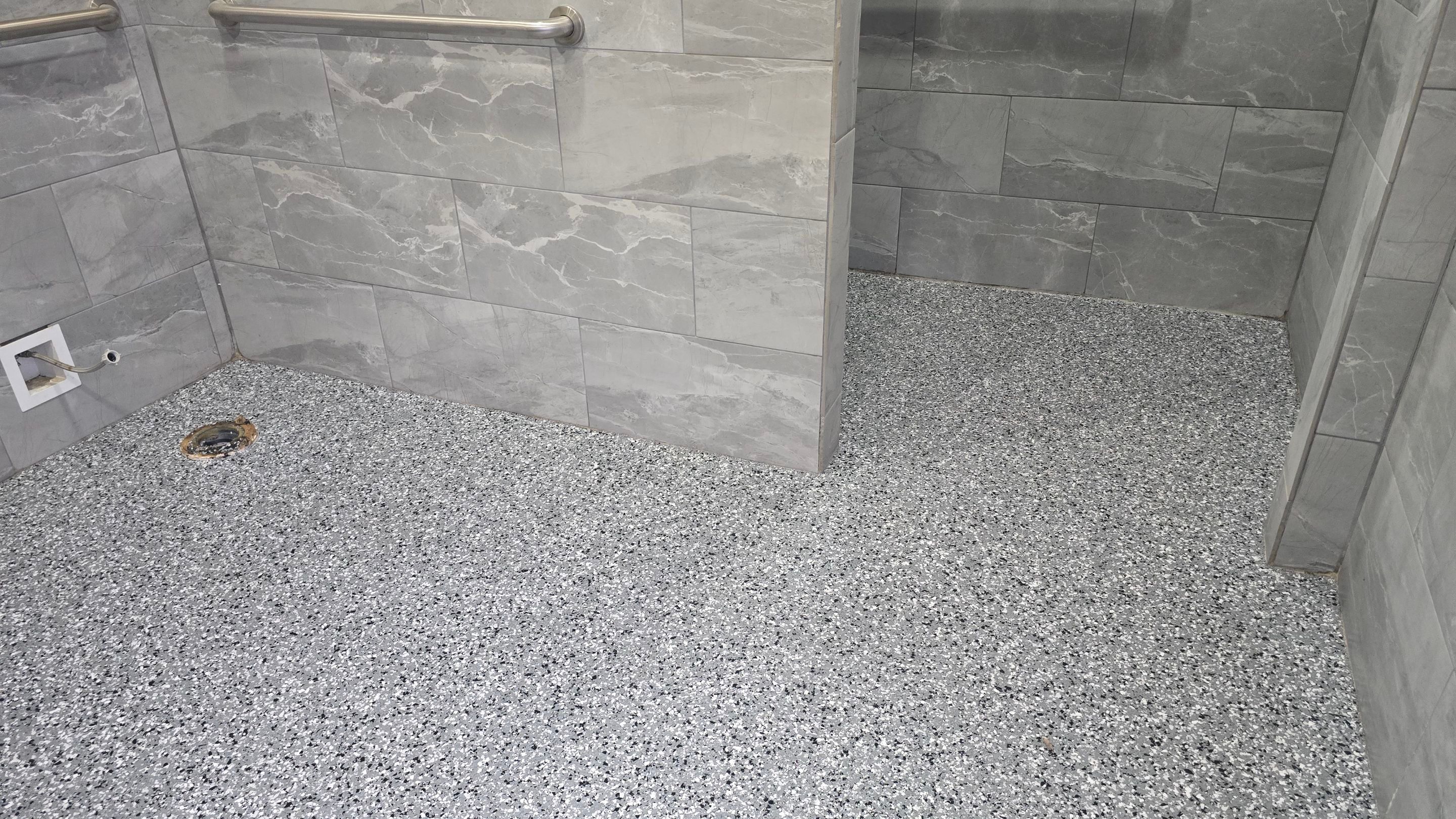 Campground Bathroom Using Wombat by Elite Floor Solutions