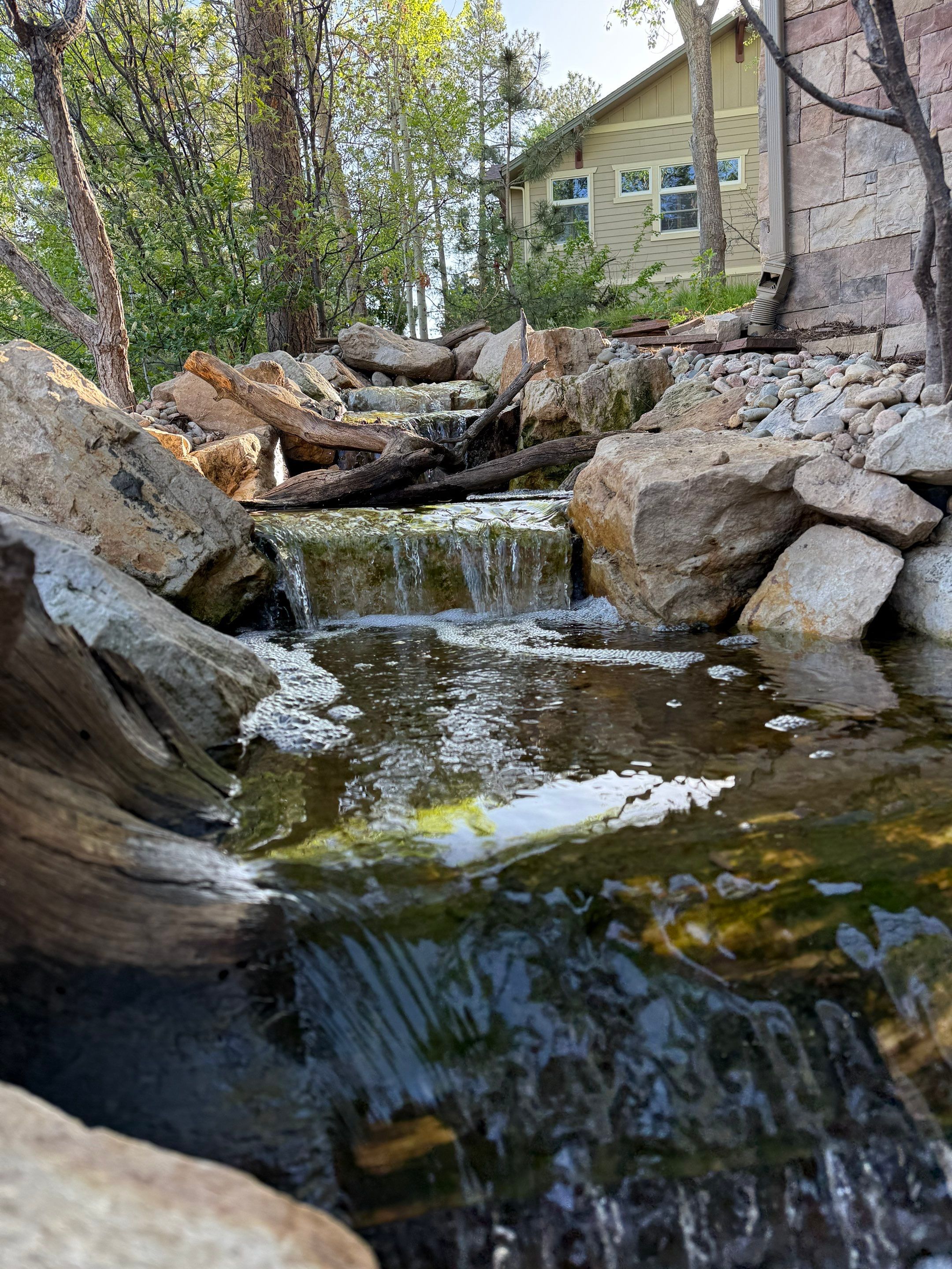 Pondless in Castle Pines by JRM landscape & design