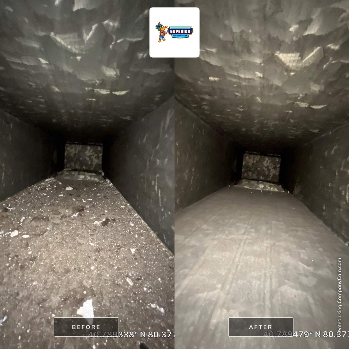 Air Duct Cleaning With a Vacuum Truck in Beaver Falls, PA by Superior Air Duct Cleaning