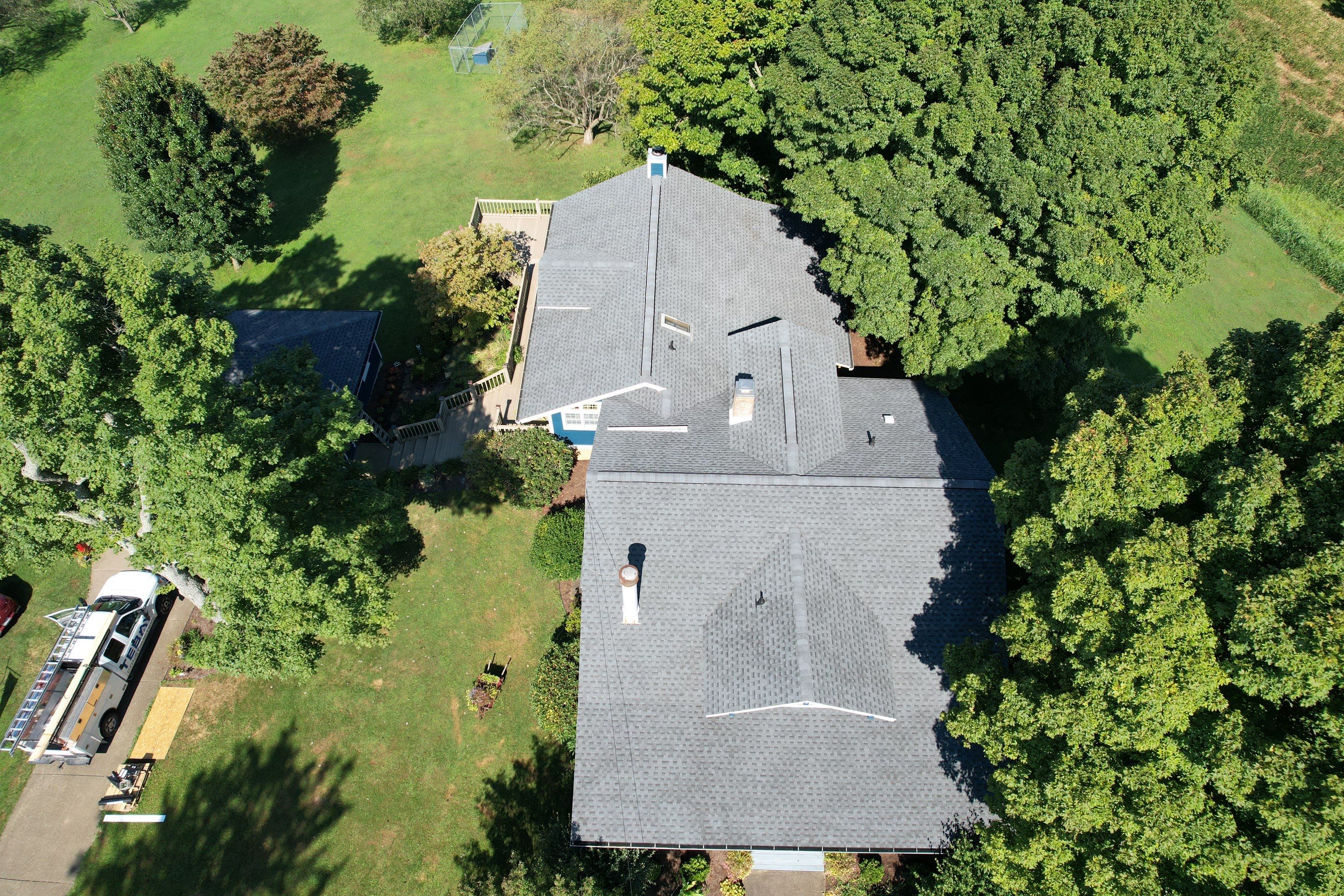 Residential Roofing Installation using GAF Timberline HDZ, Pewter Gray by Rainstoppers Roofing