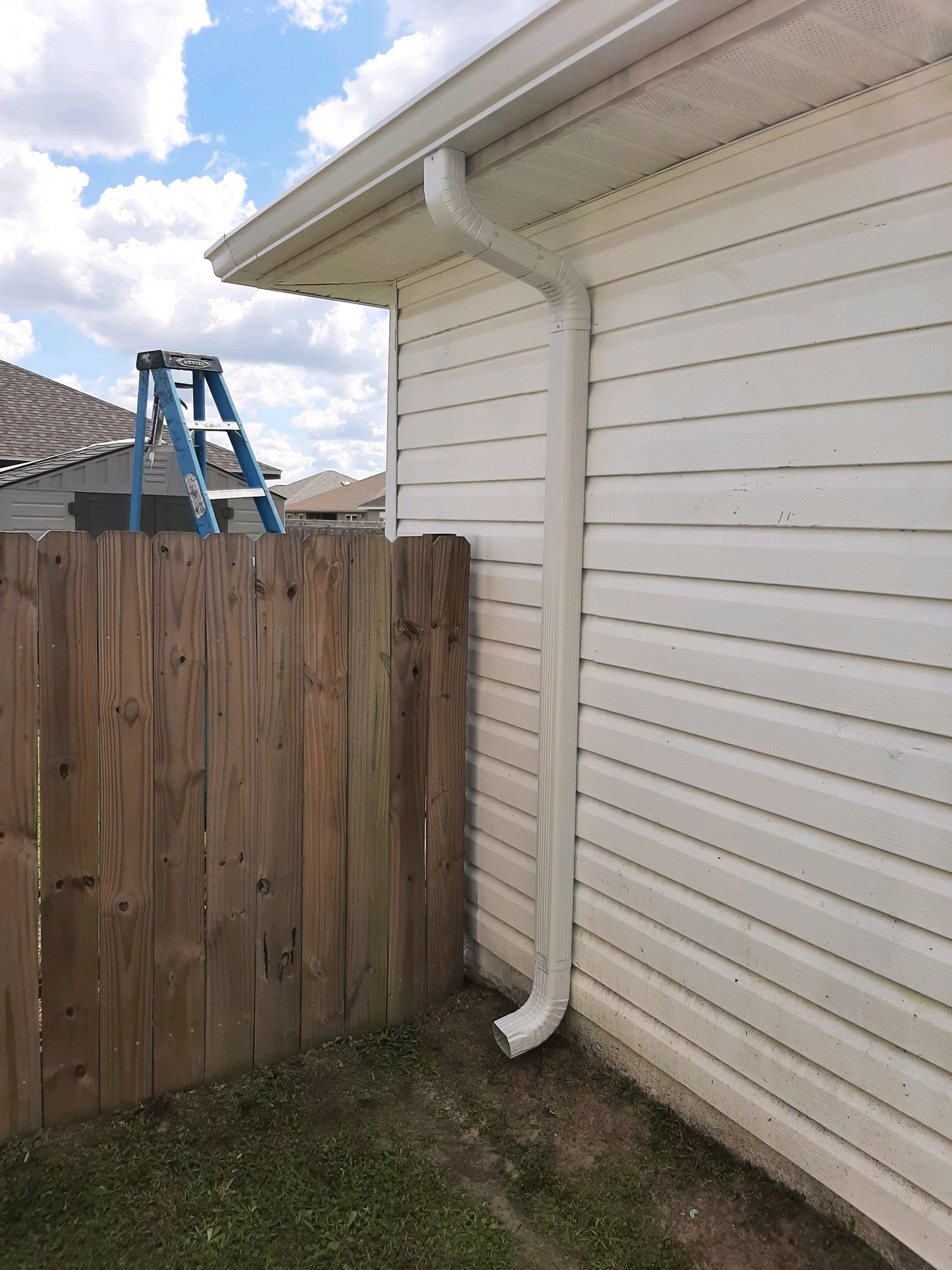 Gutter Installation using K-Style Seamless Gutters by Gutter Professors
