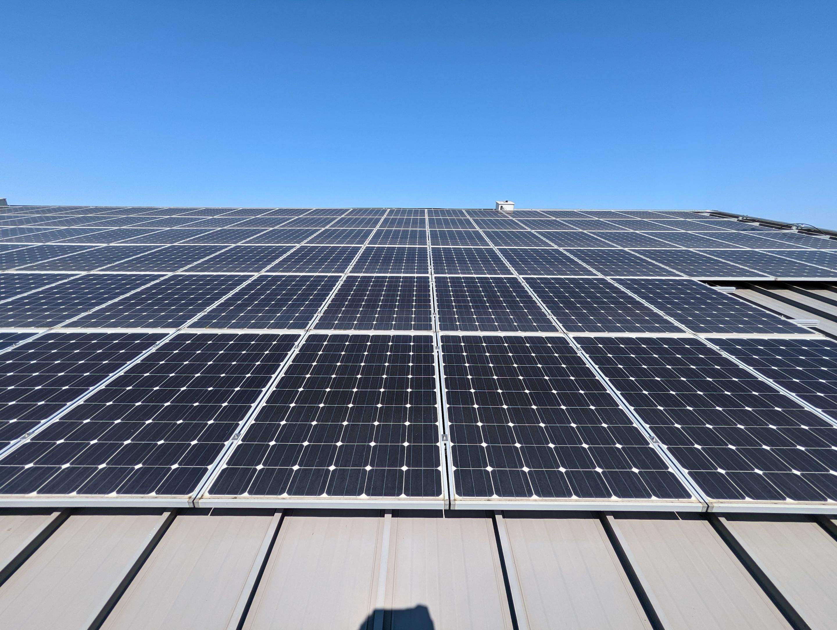 Los Alots Commercial Solar Panel Cleaning by All One Solar Shine