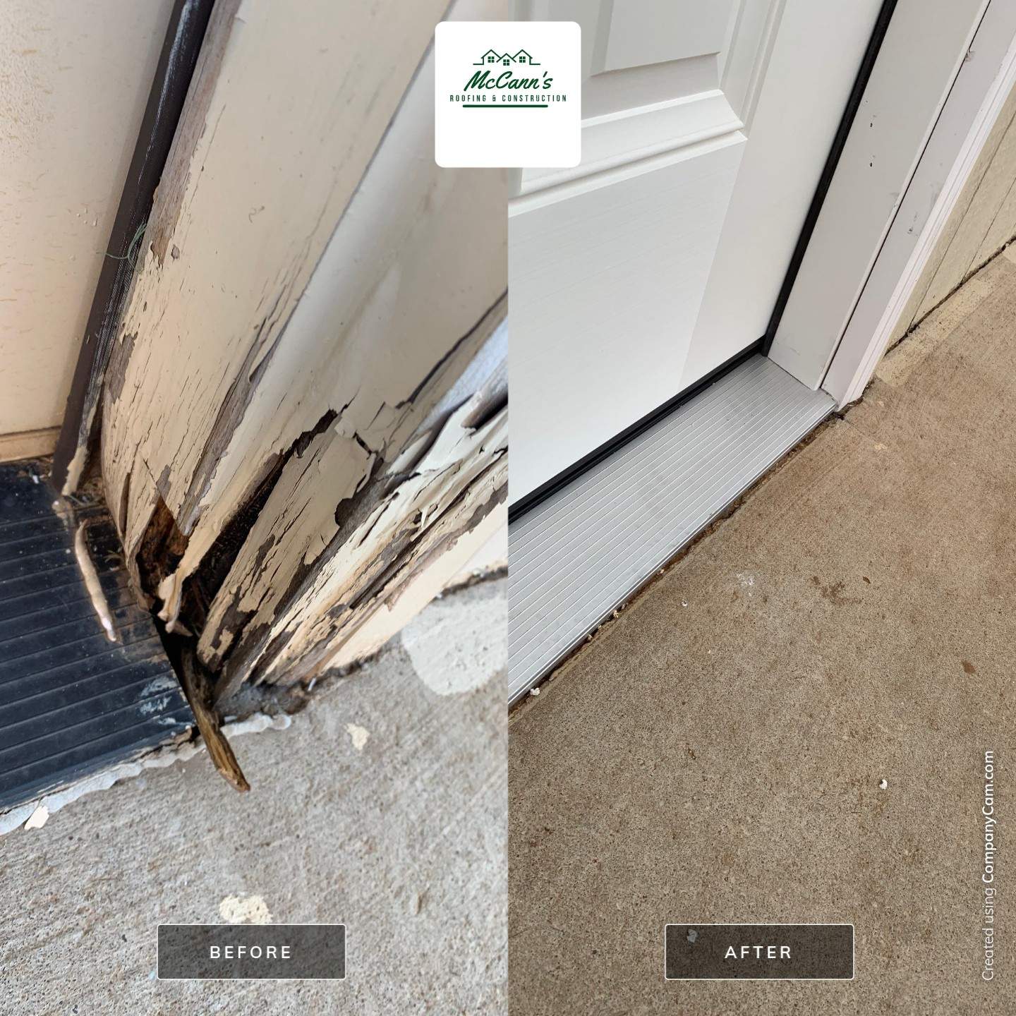 door replacement in Yukon by McCann's Roofing and Construction