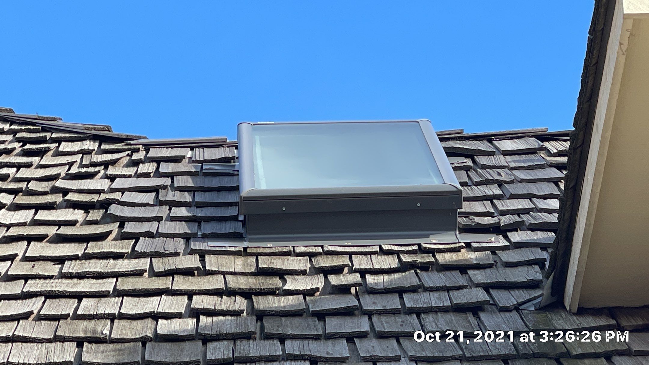 Residential Roofing Installation using DaVinci Bellaforte Slate in Slate Black by Eaton Roofing 