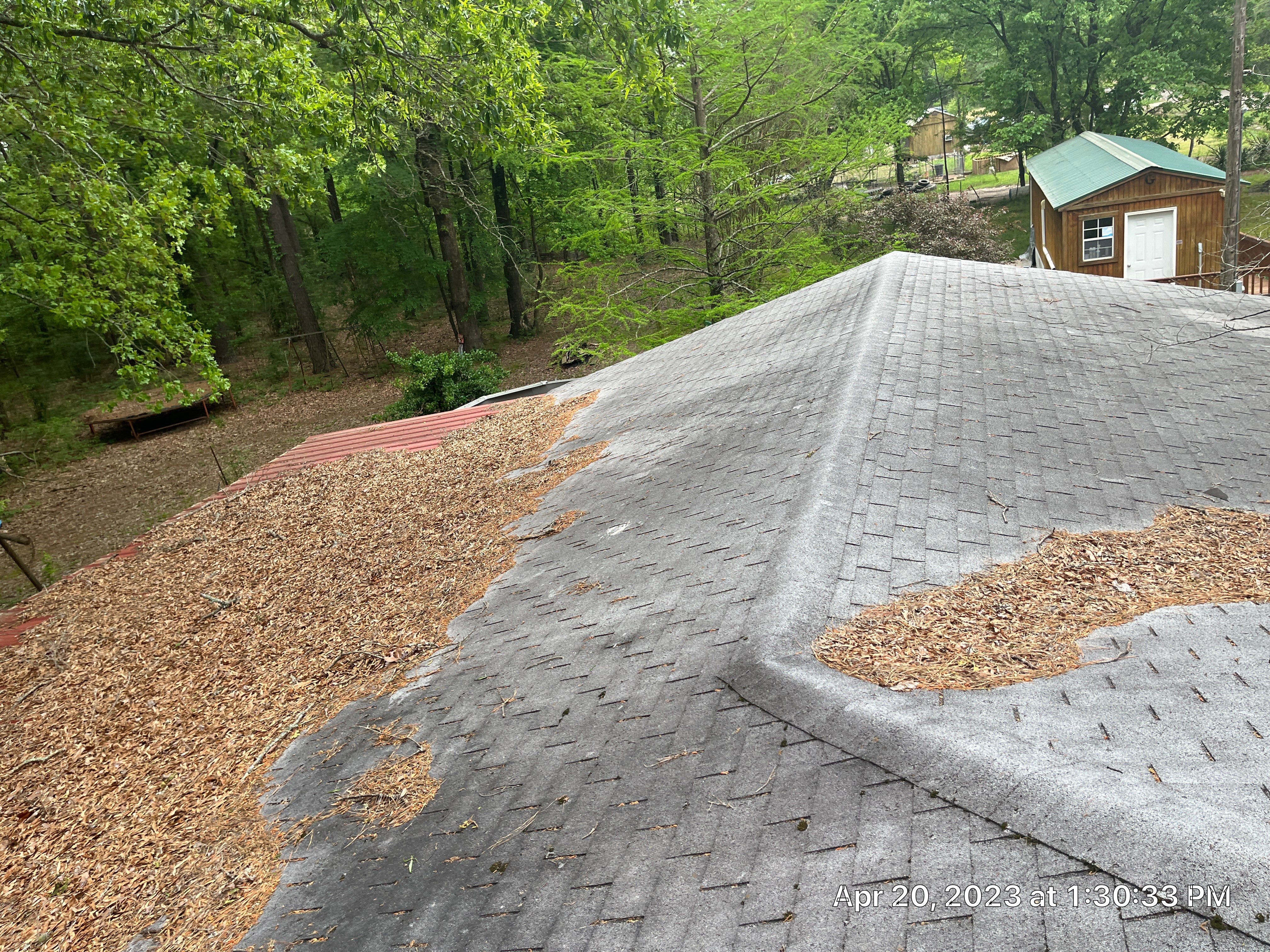 Residential Shingle Reroof using 29 gauge metal by Hostetler Roofing