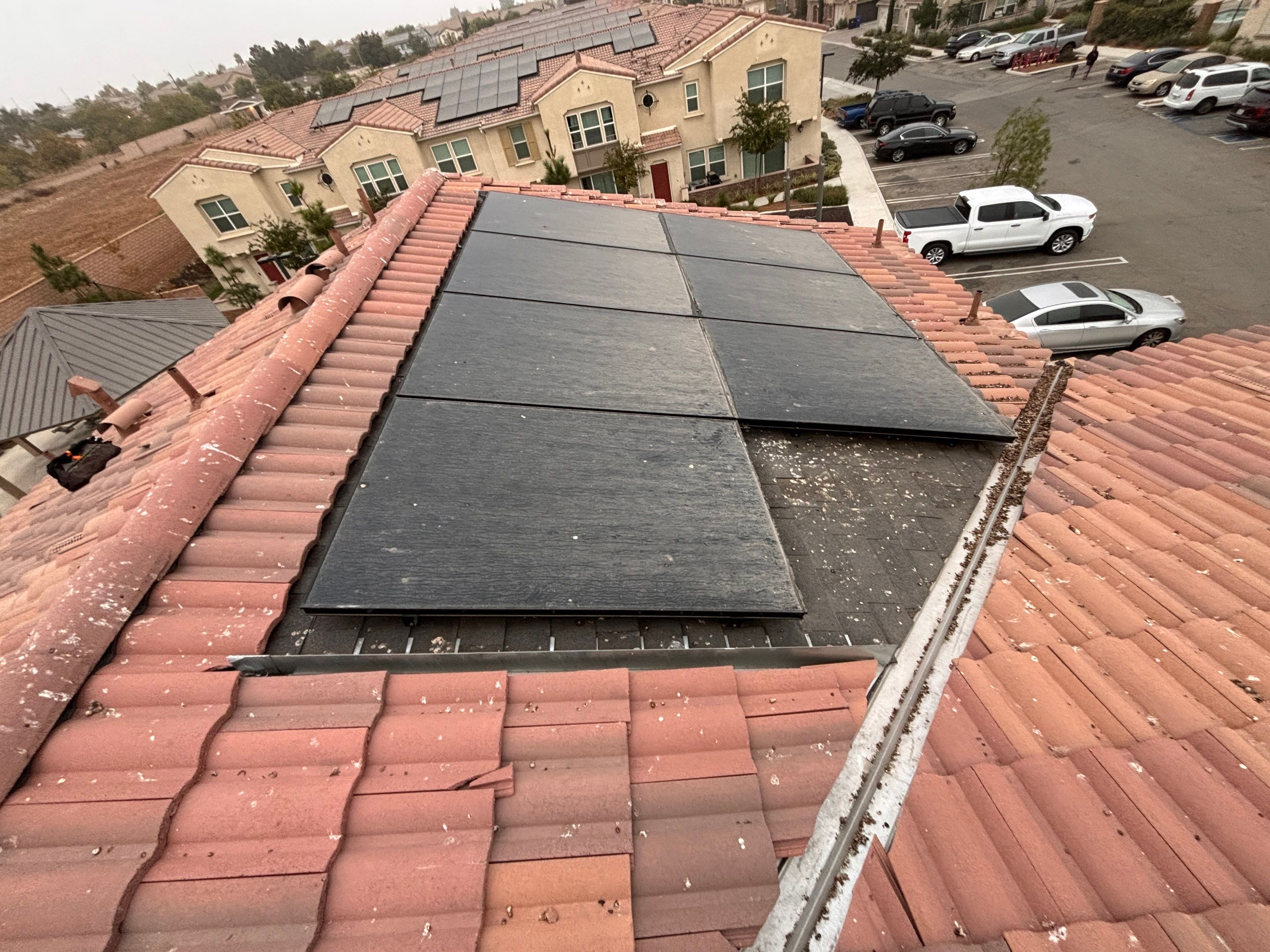 Solar Panel Bird Proofing in Fontana Ca by Palm Coast Solar Cleaning