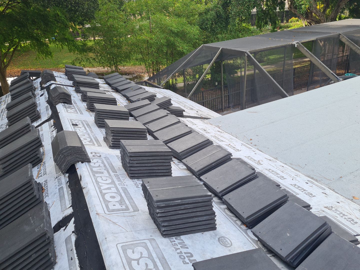 Residential Roofing Installation using Eagle Roofing Tile by BLUES BROTHERS CONSTRUCTION CORP