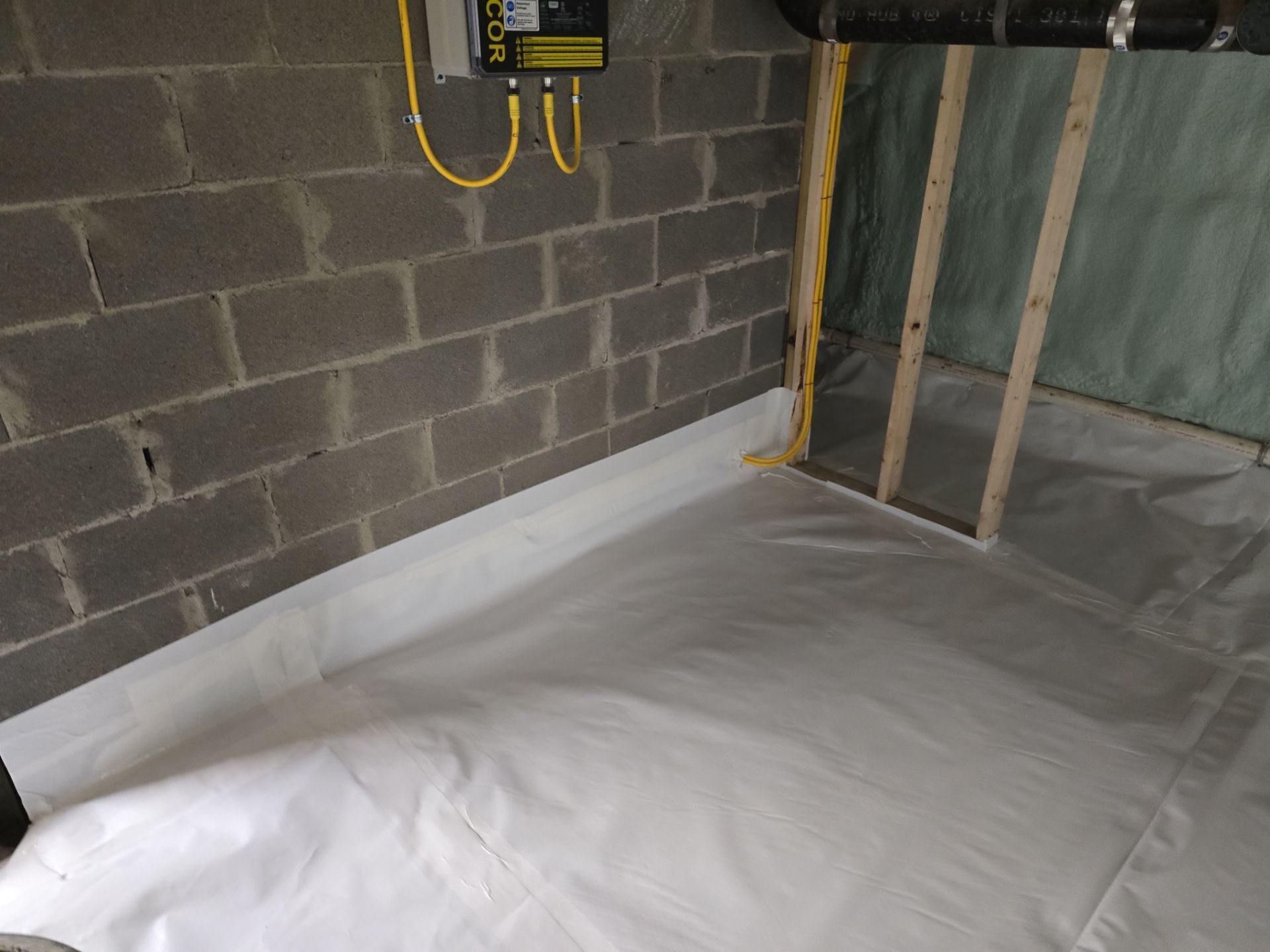 Crawl Space Encapsulation using Closed Cell Spray Foam by NYS Foam & Energy