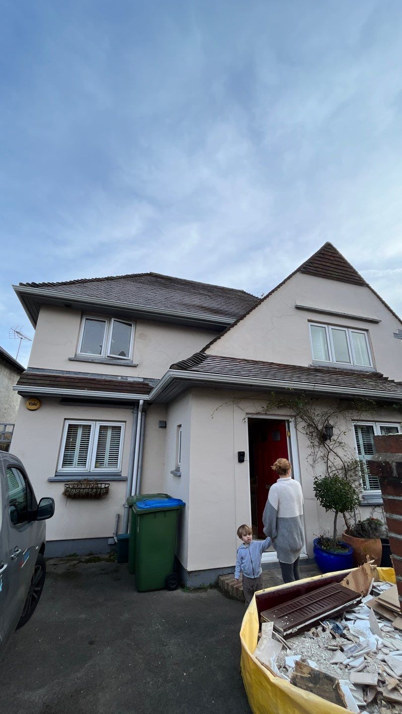 Roof Cleaning and Biocide Treatment using Honda 15lpm Low Pressure Washing Machine by Ges Exterior Cleaning ltd