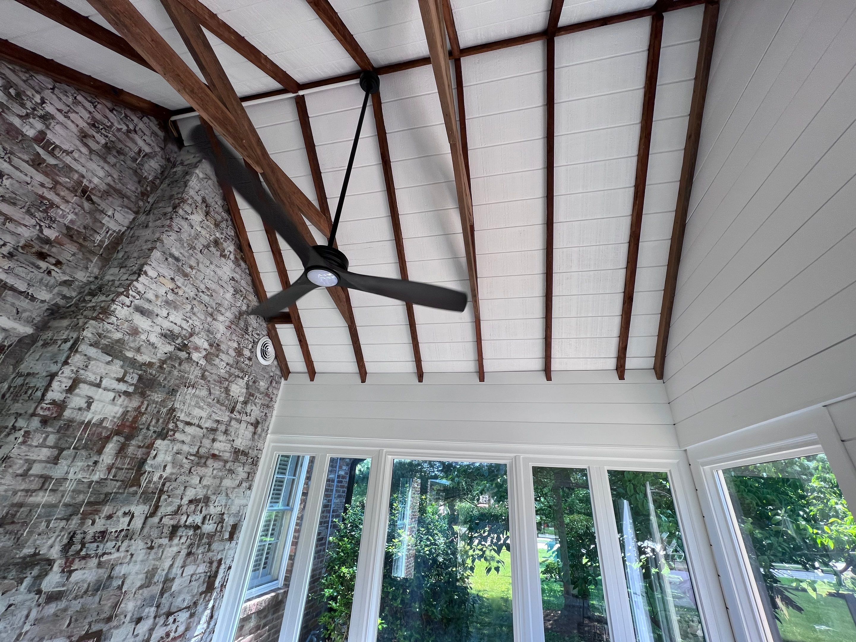 Exterior Painting using Romabio Masonry Flat by Nashville House Painters