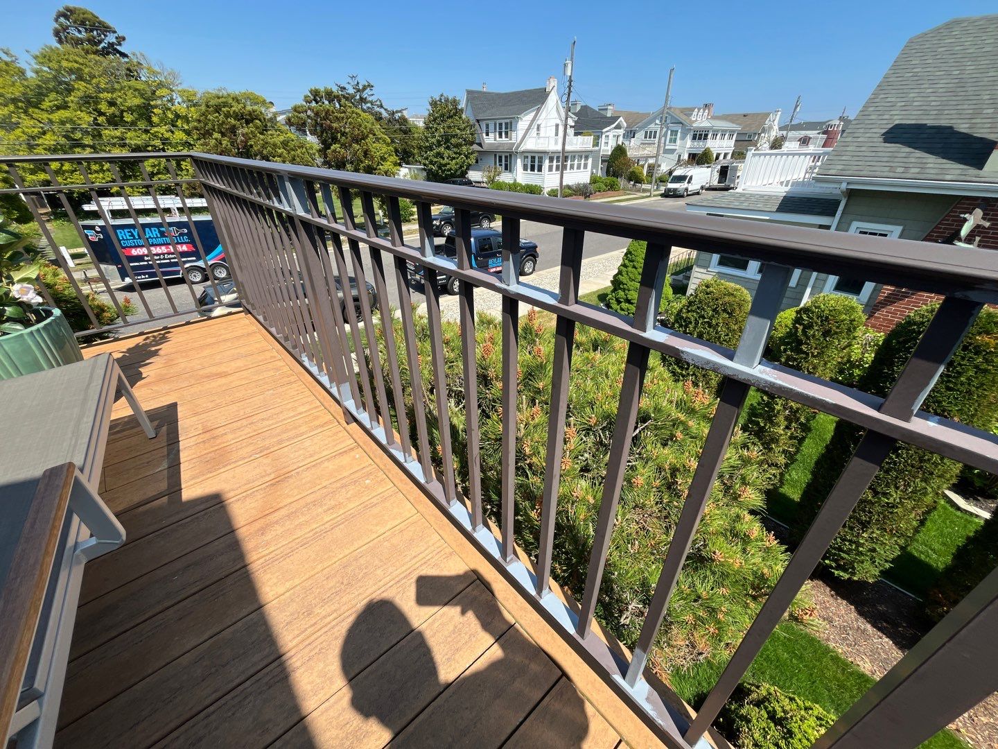 Shiplap Wall, Stairs Treads & Railings by FreshCoat Works LLC