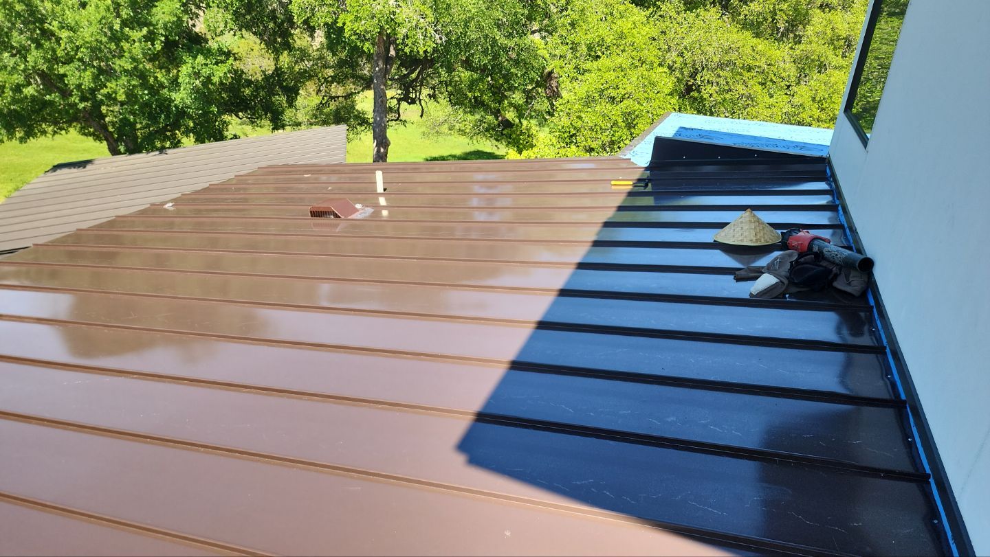 Standing Seam Custom Bent Roof by Lightning Exteriors