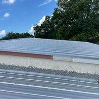 26ga 5V Crimp Mill Finish by Total Roofing System The Metal Roof Experts