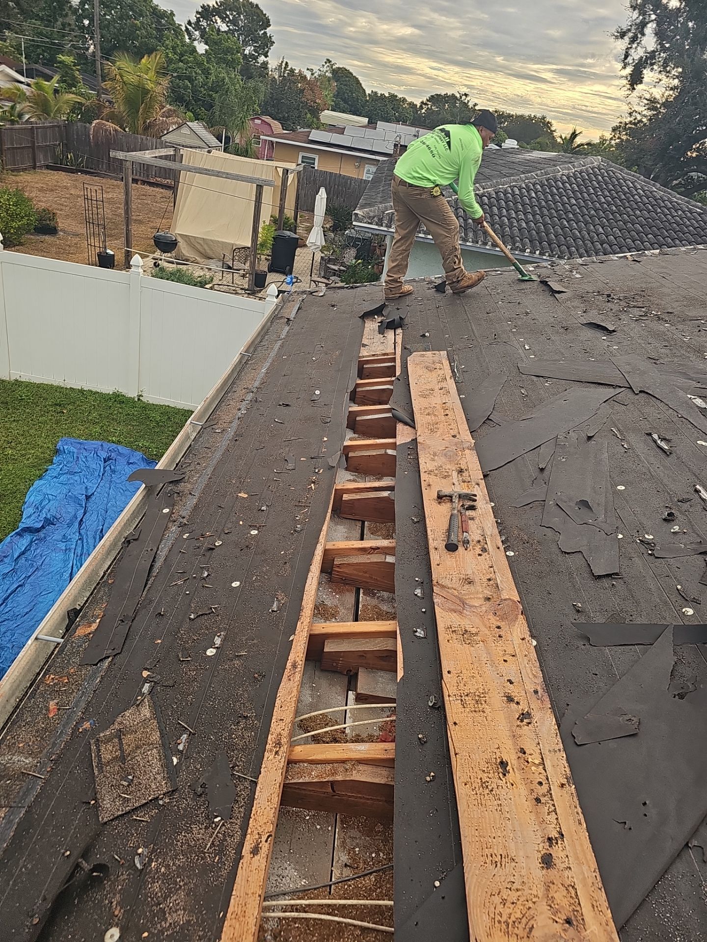 Project in St. Petersburg 33713 by Mitchell Roofing Company LLC 