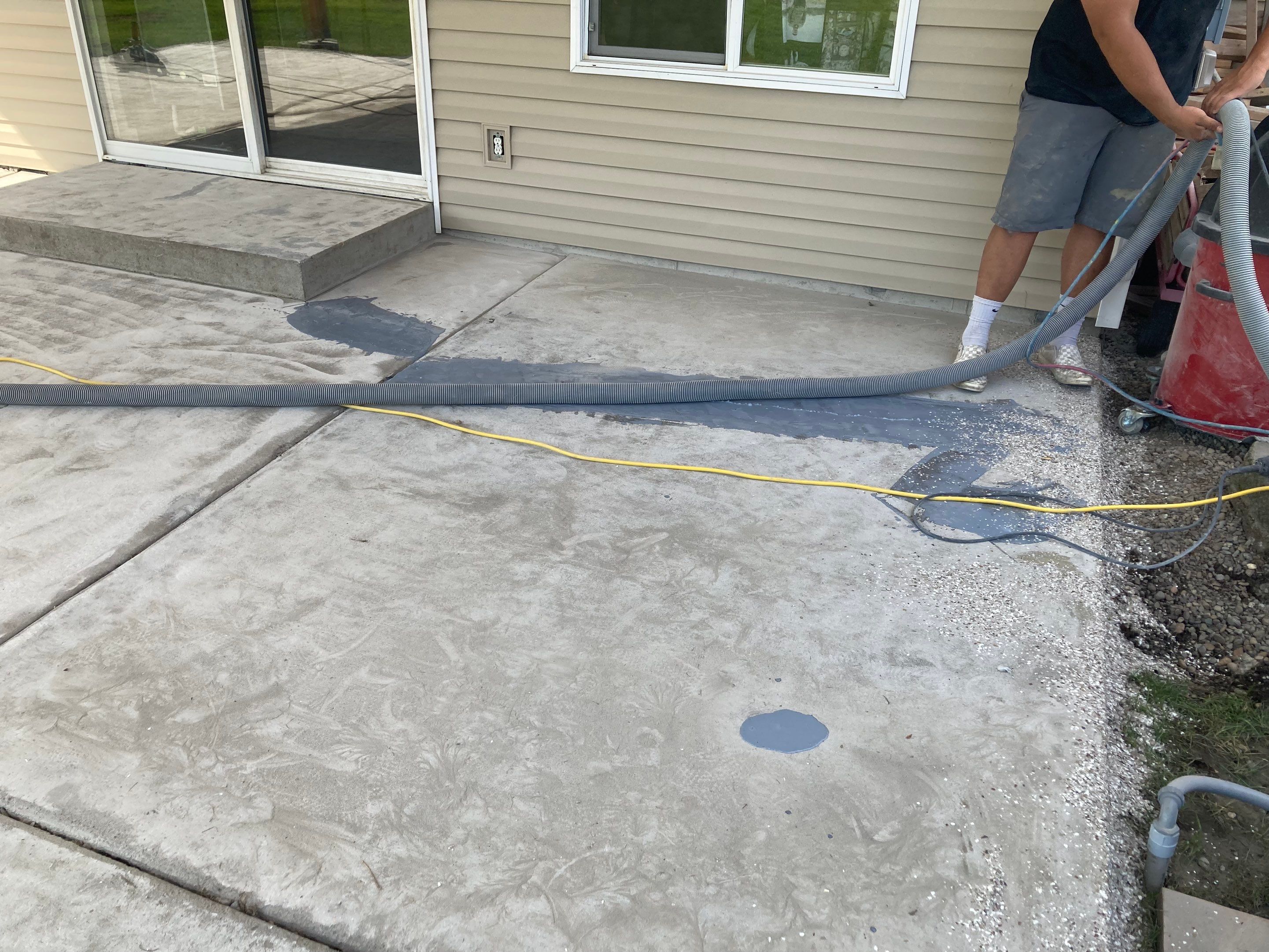 Patio and Walkway using Pebble Beach by Croc Coatings, LLC