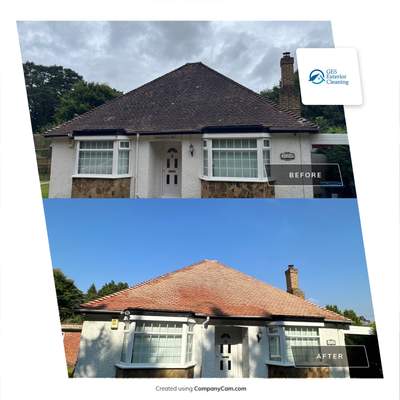 Roof Clean  - Moss Removal - Gutter Clean using Honda 15lpm Low Pressure Washing Machine