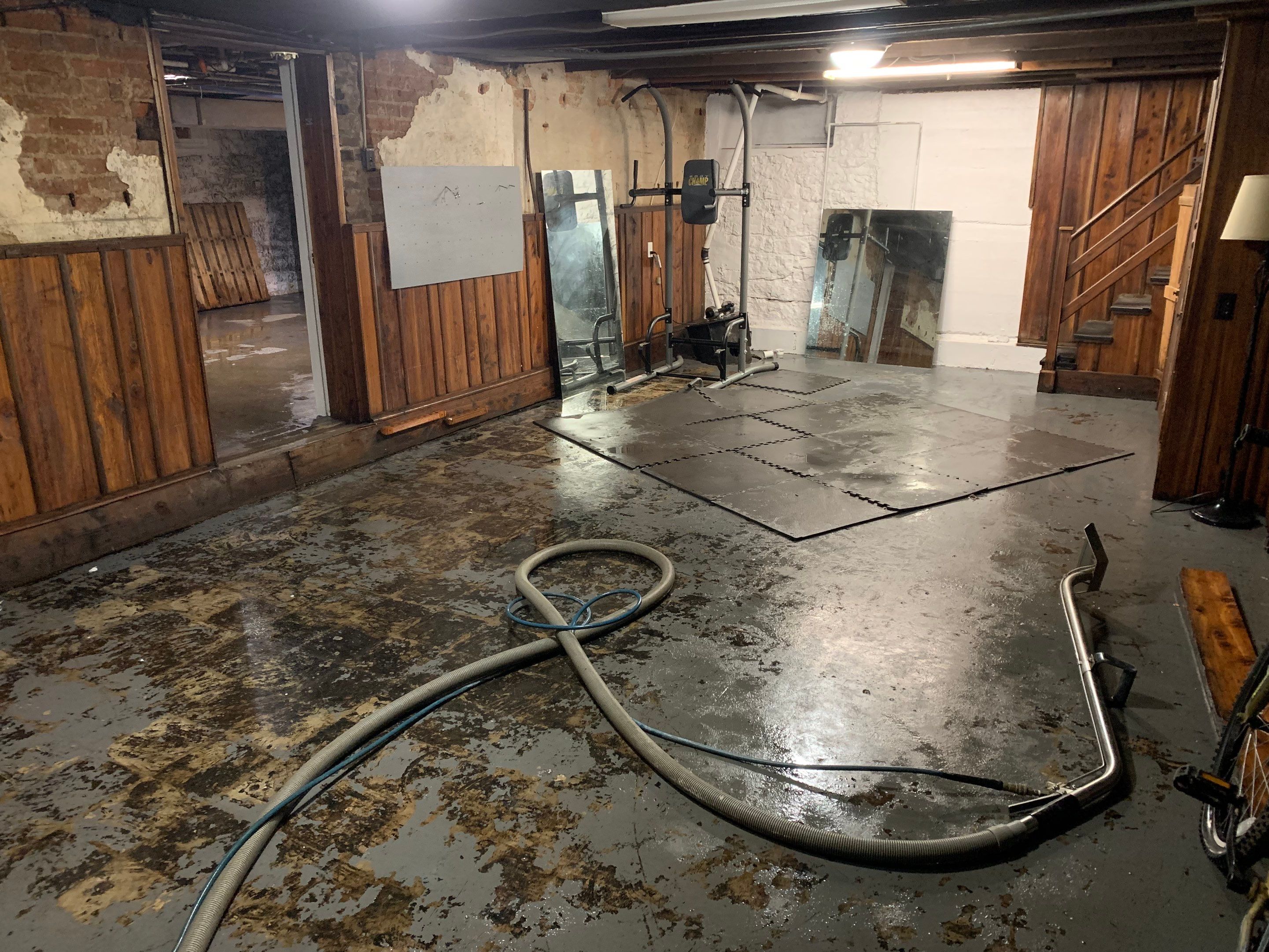 Water Damage From Broken Pipe by ANR Restoration