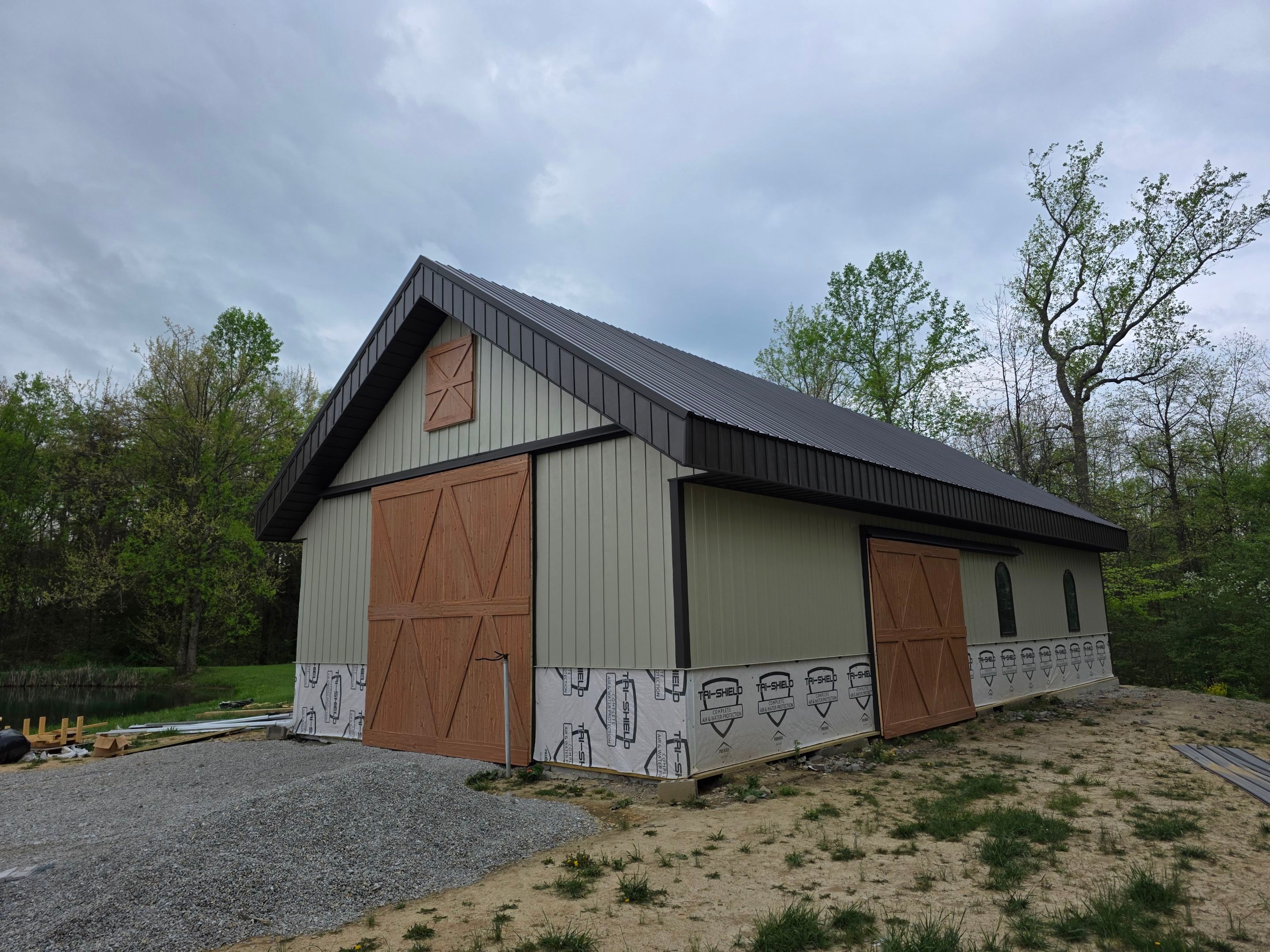 Pole Barn by The Barn Builders 