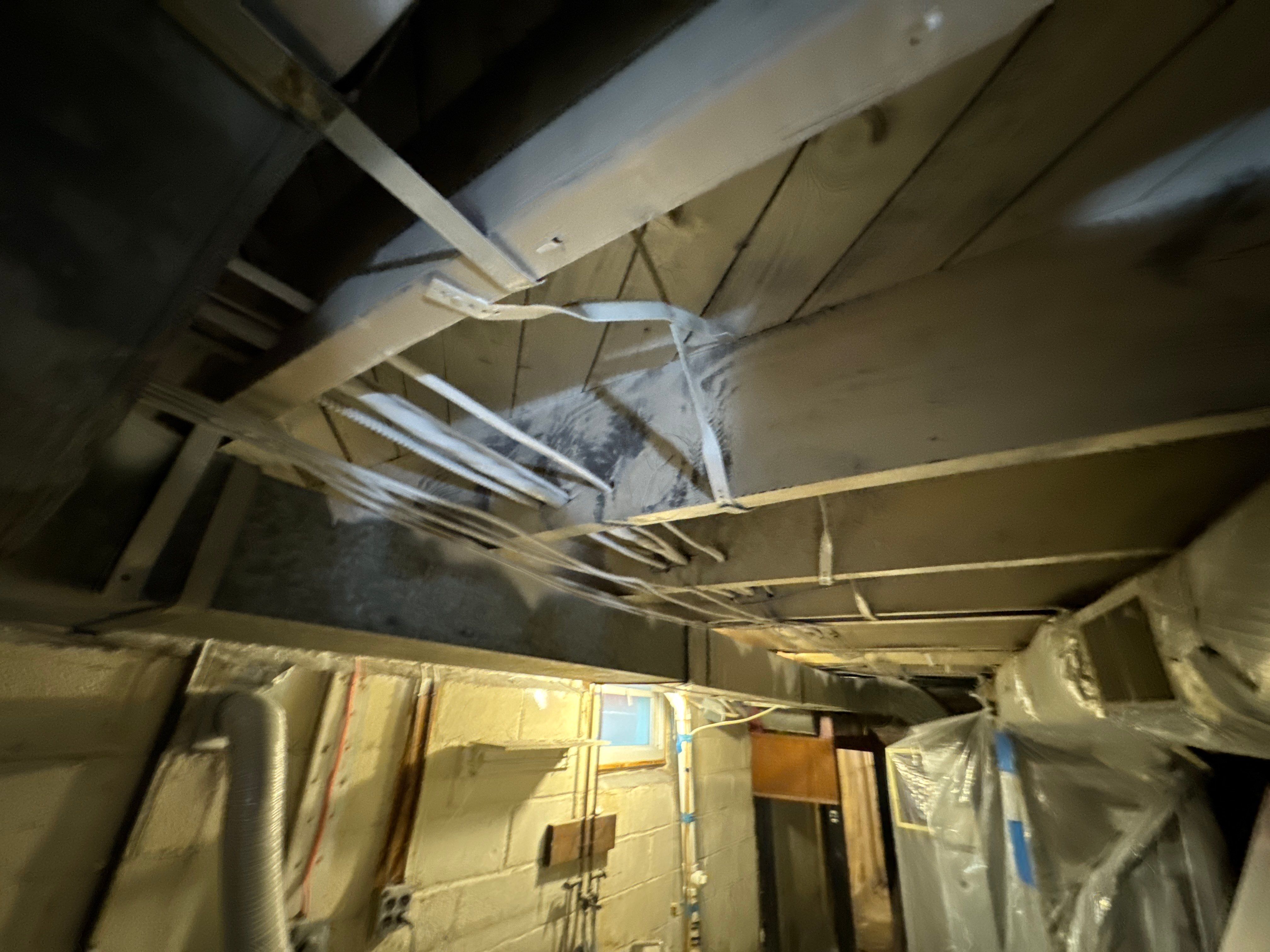 Interior French Drain & Mold Remediation Little Falls NJ by Pure Service Pro, LLC 