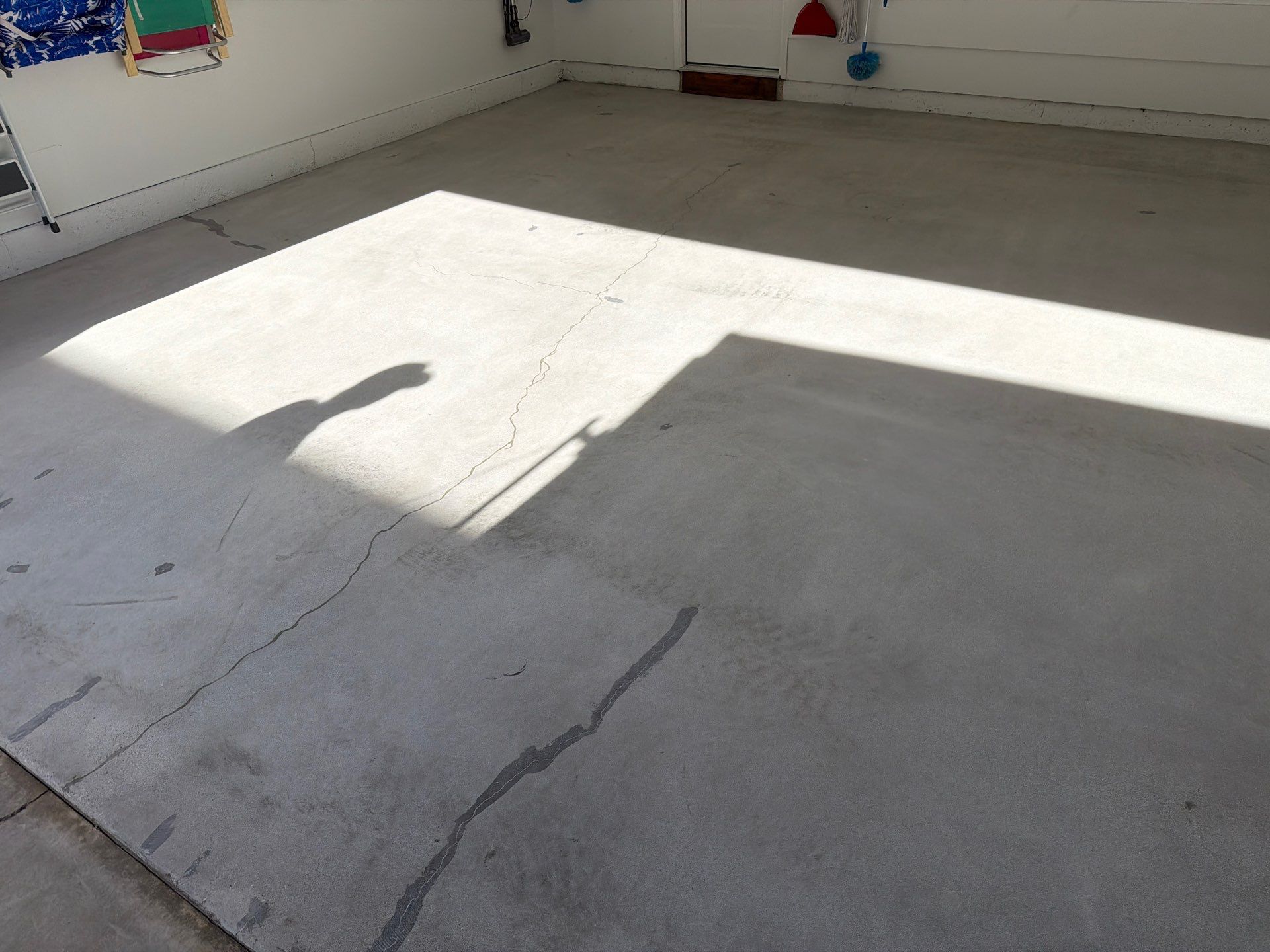 Morro Bay Garage Floor Transformation With Simiron Feather Gray Epoxy by MGP Coatings