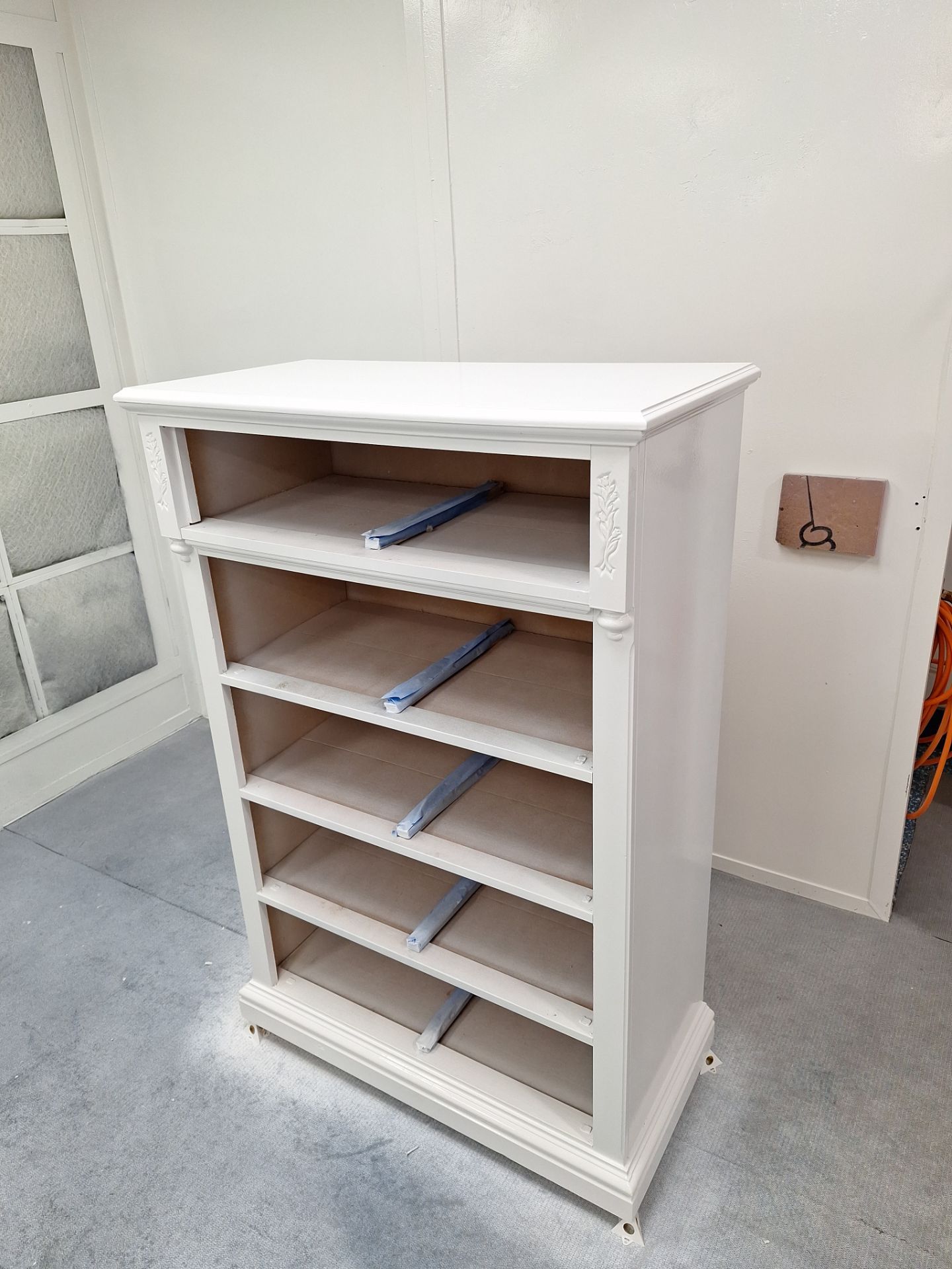 Repaint bedroom furniture, Pergola, and doors. Stain decking by Gordon Painting