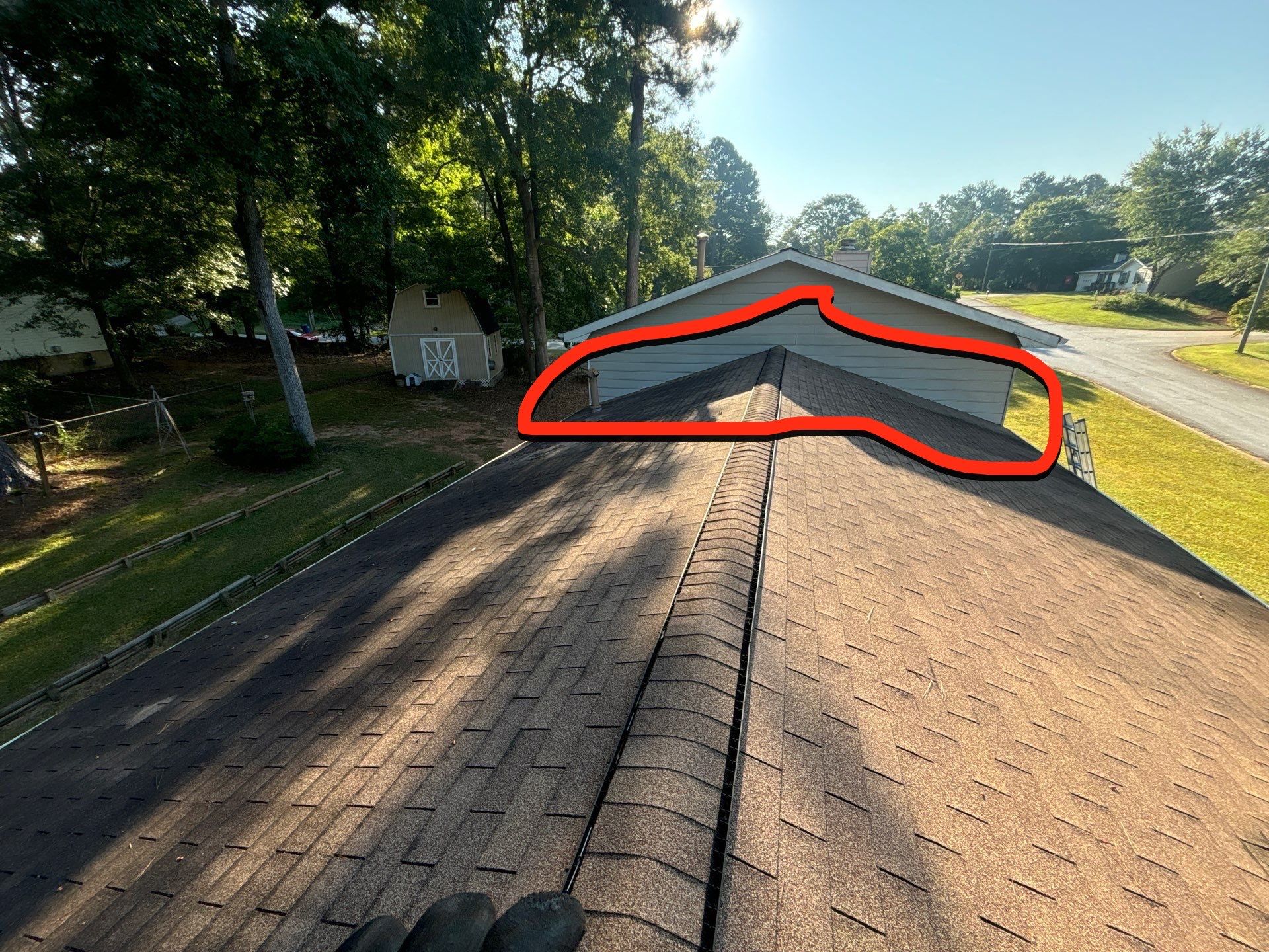 Missing Step flashings by Deerfield Roofing LLC