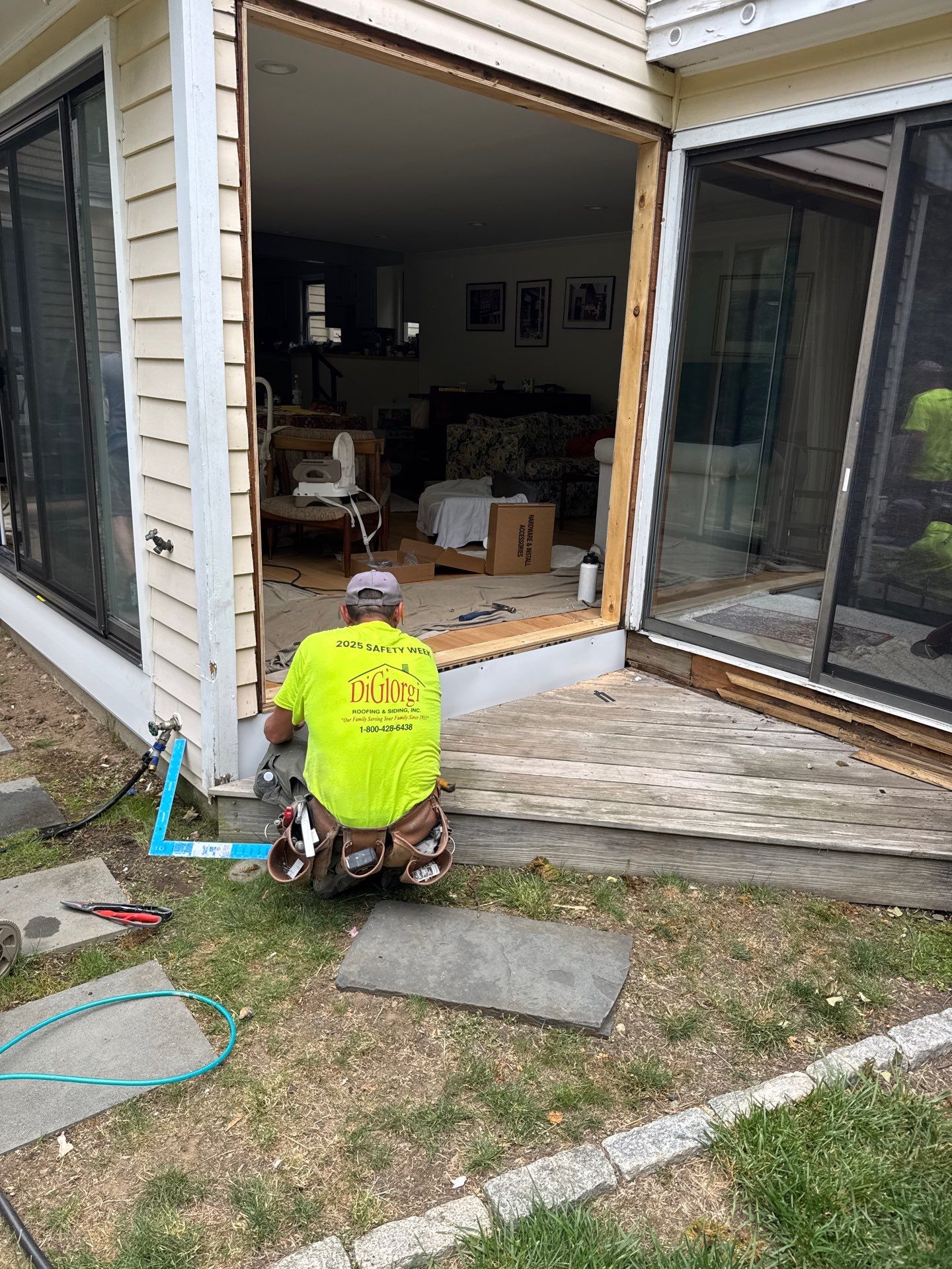 Infinity By Marvin Patio Door Installation by DiGiorgi Roofing and Siding Inc