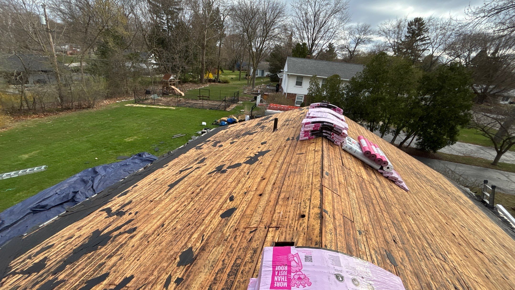 Roof Replacement using Owens Corning Williamsburg Gray by 180 Contractors