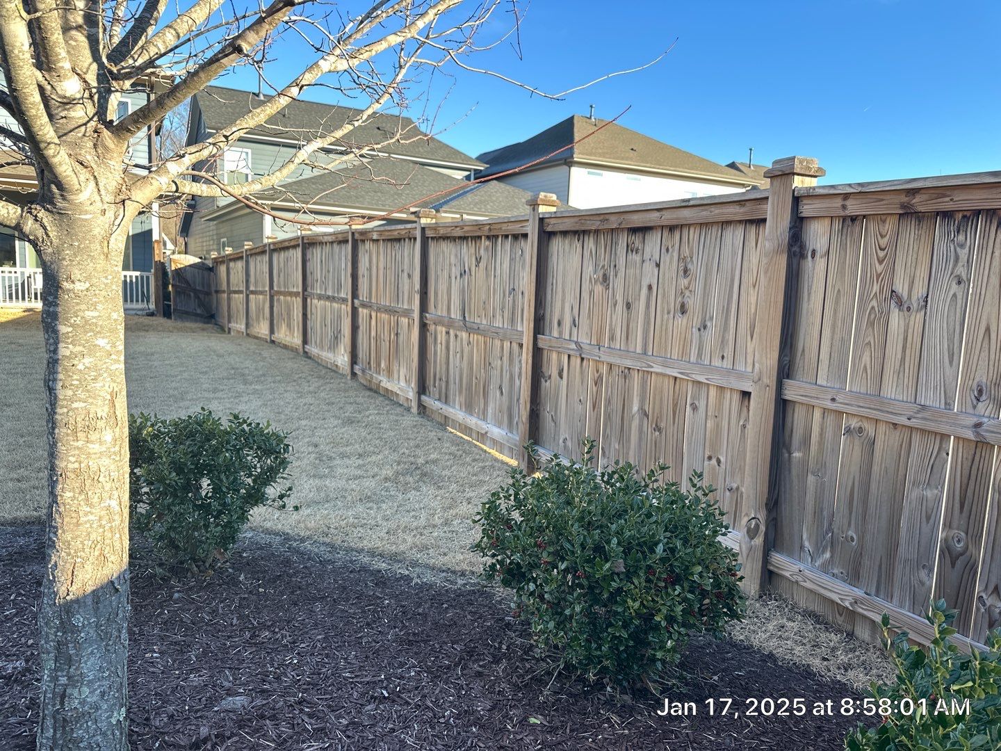 Weathered Fence using Wood Sealant by DuraSeal