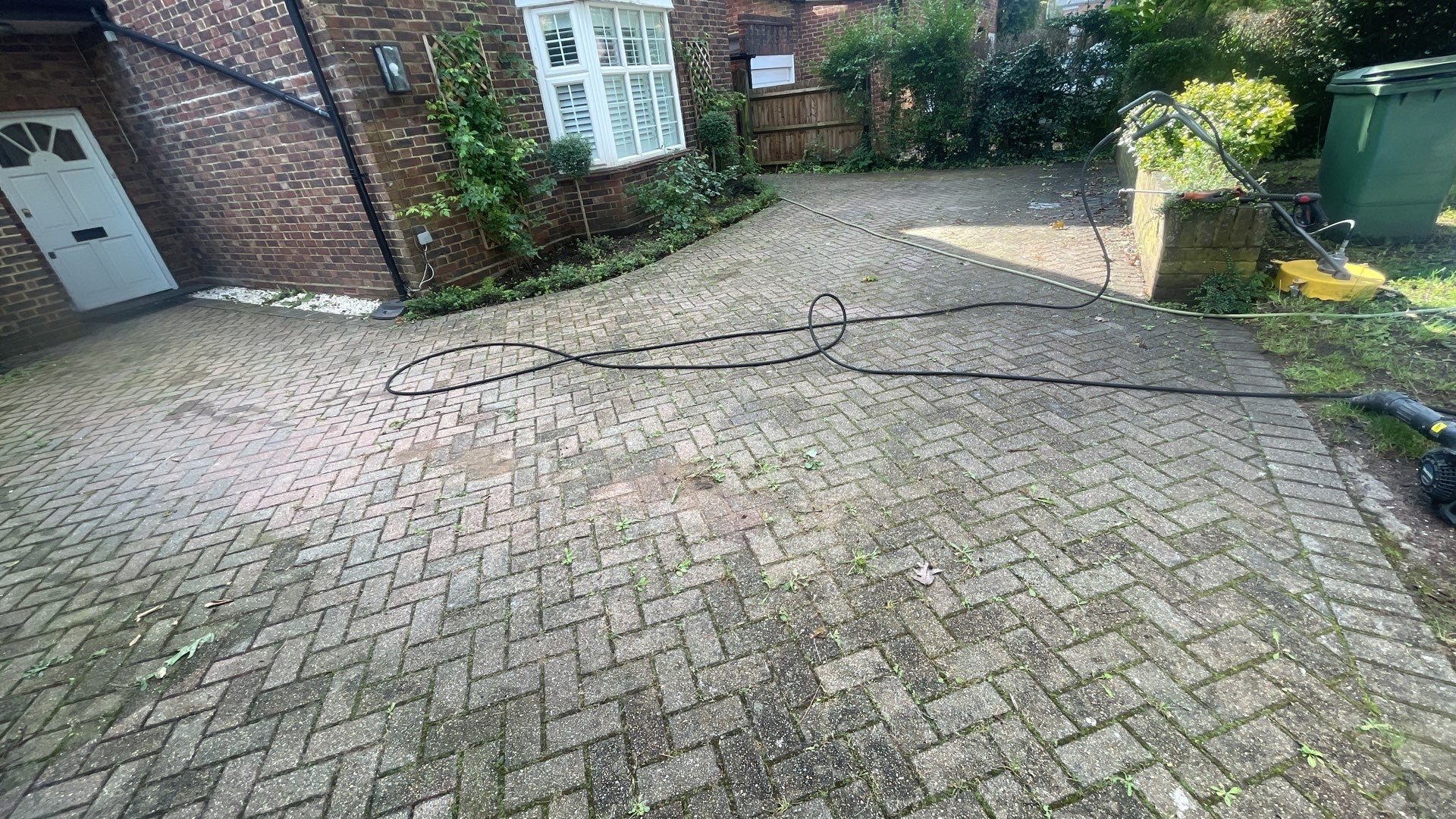 Driveway And Patio Clean using honda 21 ltr/min by Ges Exterior Cleaning ltd