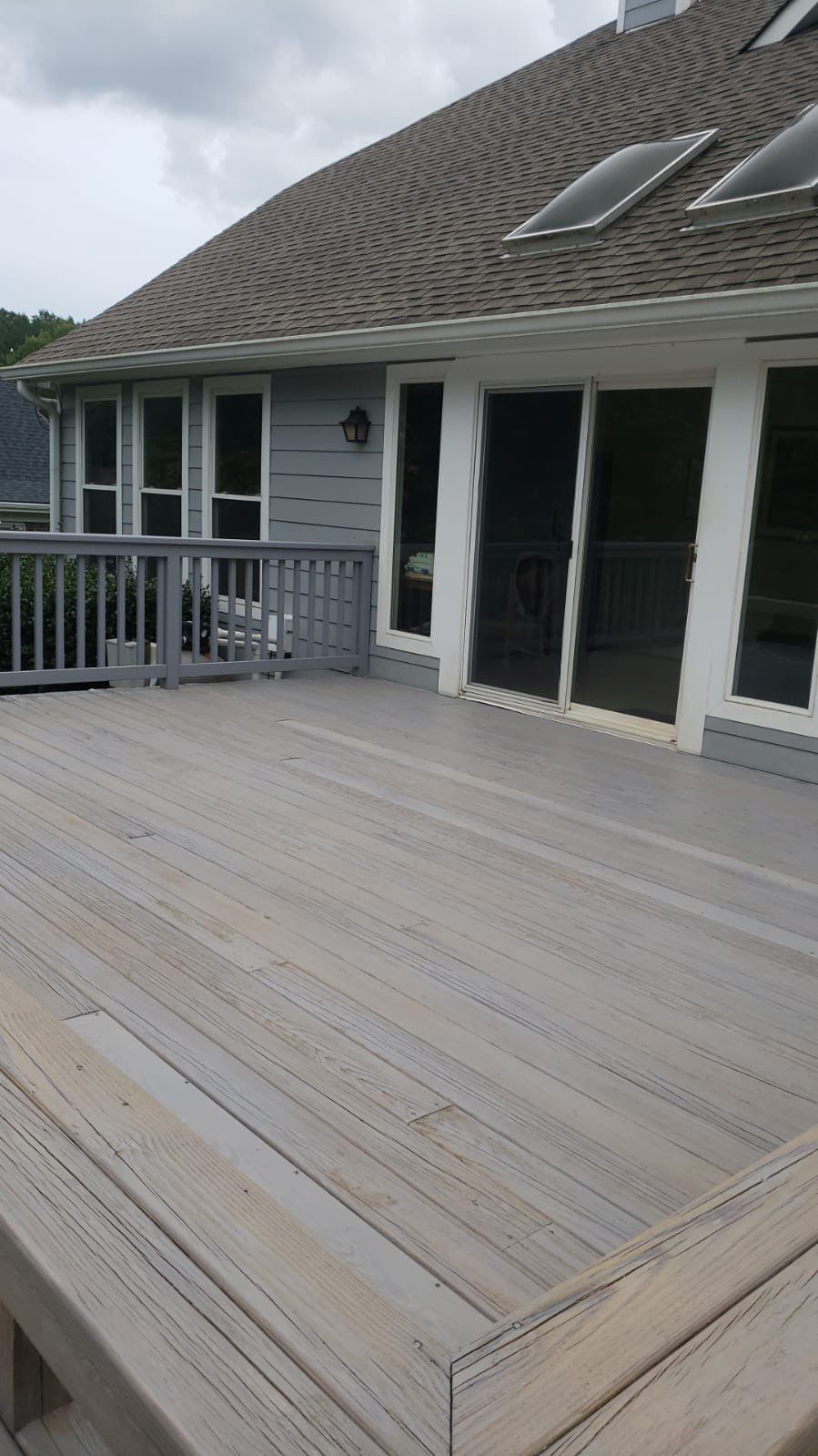 Multi-Level Deck Staining and Refinishing in Roswell Georgia by Swift Home Renovations