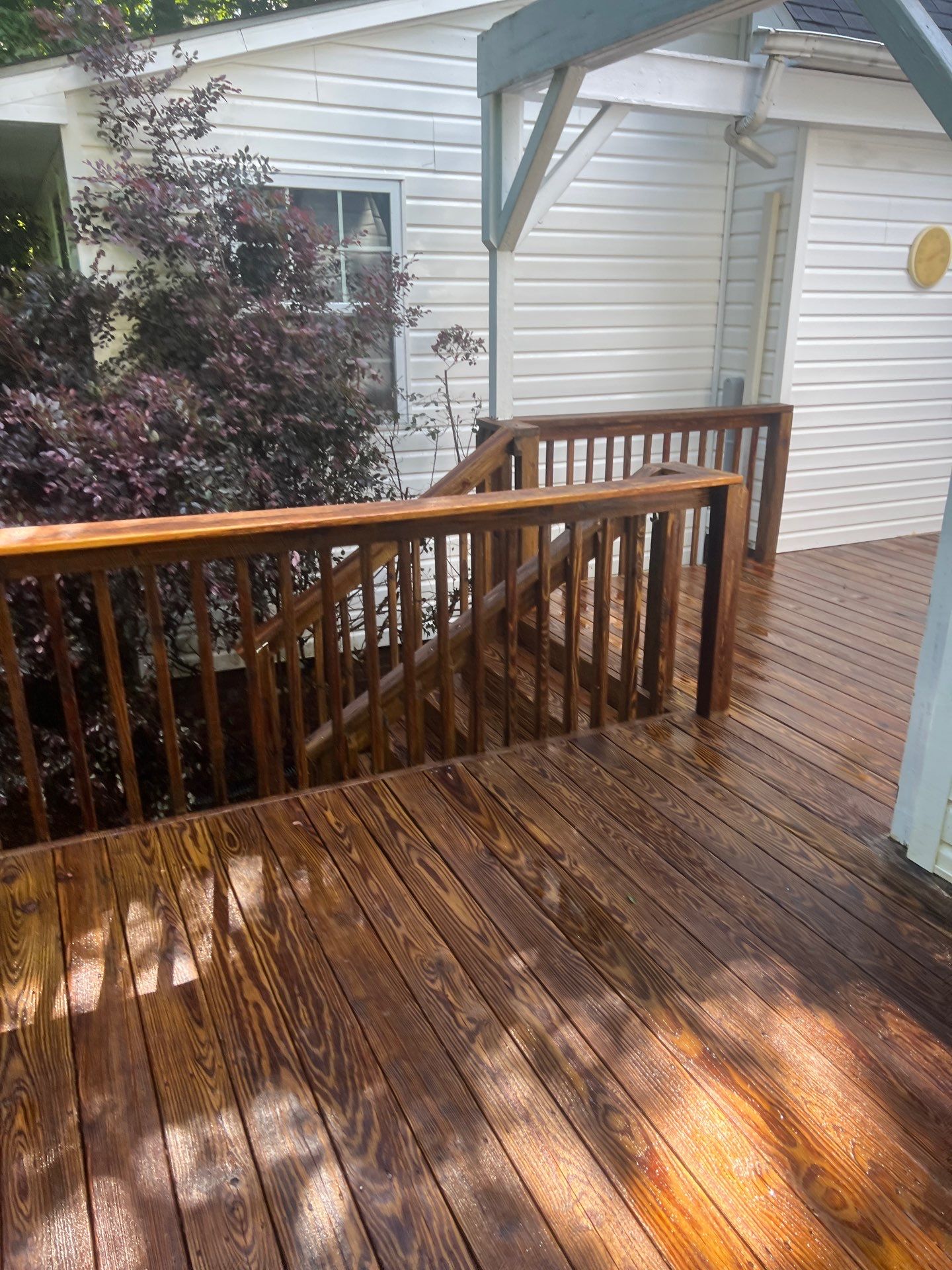 Weathered Deck using Wood Sealant by DuraSeal