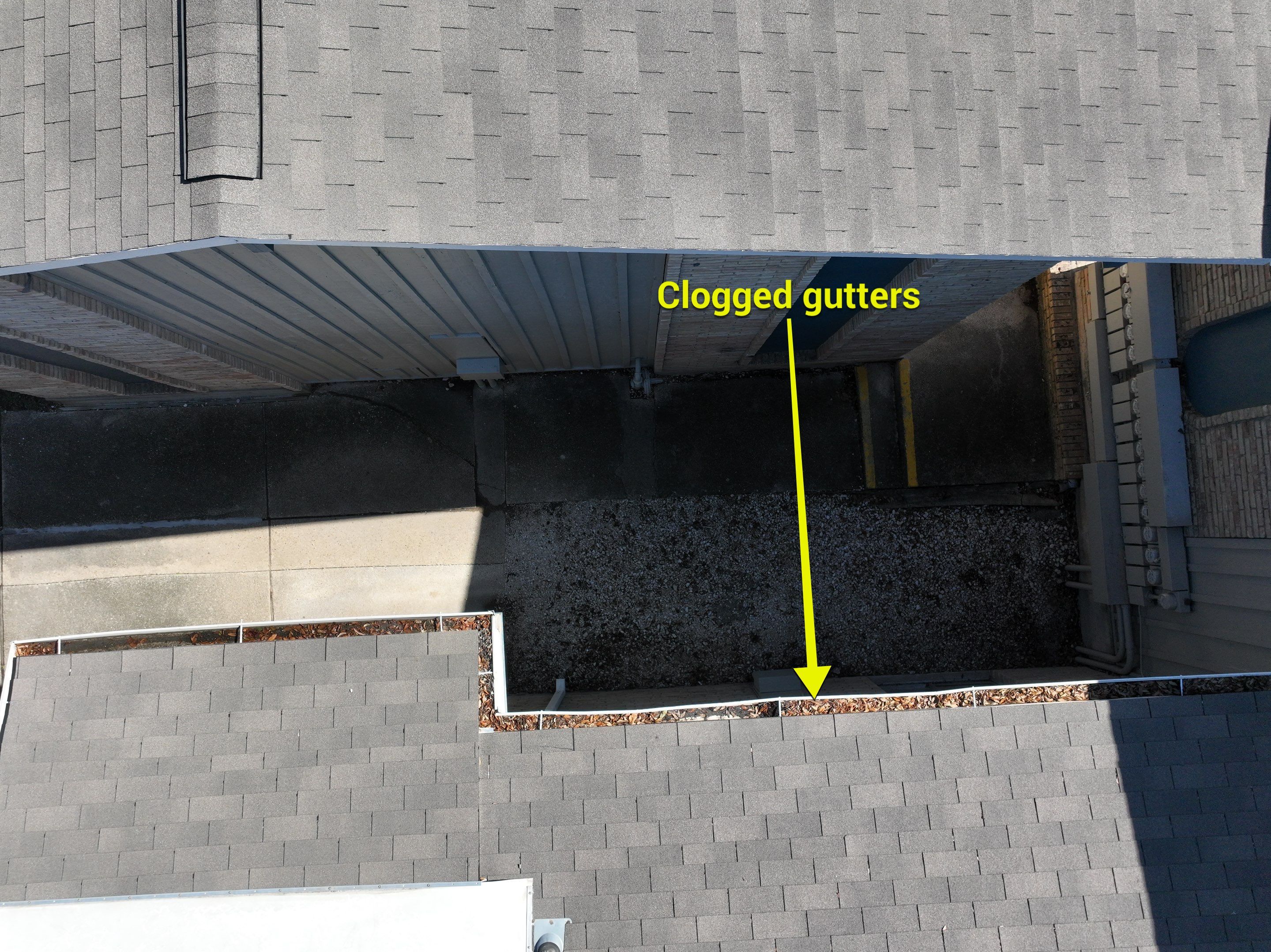 Commercial Roof Inspection using Drone Inspection by Premier Roofing and Contracting