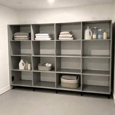 Basement Laundry Room Storage in Boulder