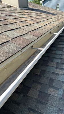 Turtle Shell gutter protection installation in Naperville, IL 60540, photograph 3