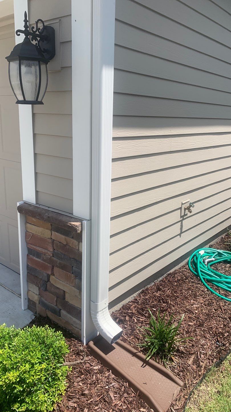 Seamless Gutter Installation Using 6 Inch K-Style Seamless Gutters by Gutter Professors