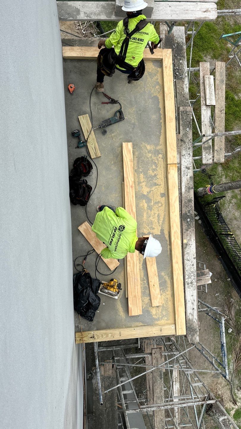 Residential Install of Flat TPO by International Roofing