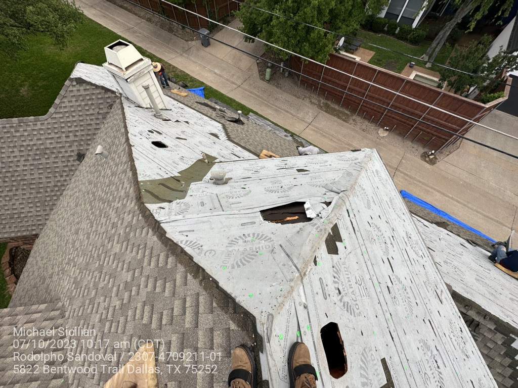 Project in Dallas by Zeus Exteriors