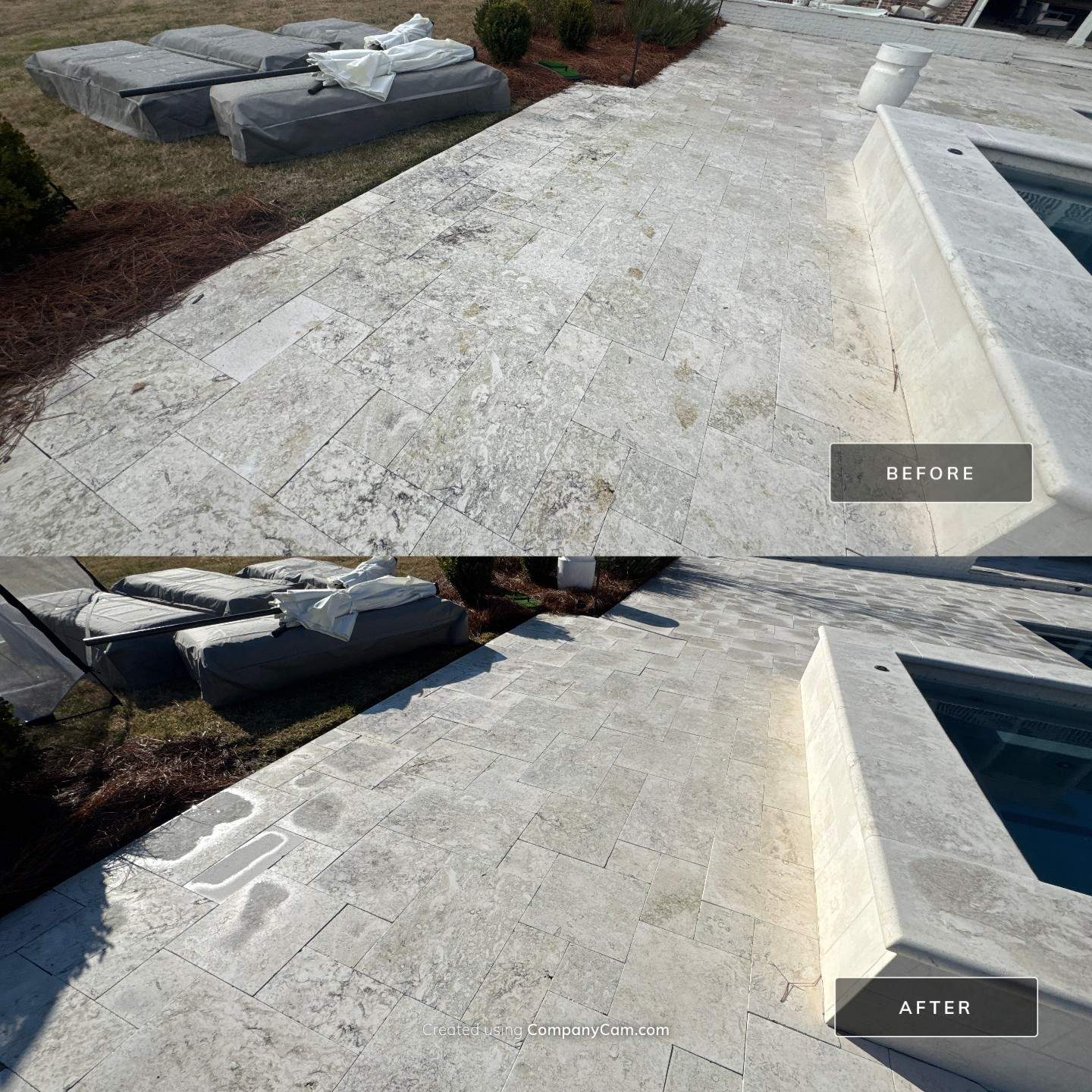Brandon's Pool Deck by Mr. Mister Power Washing