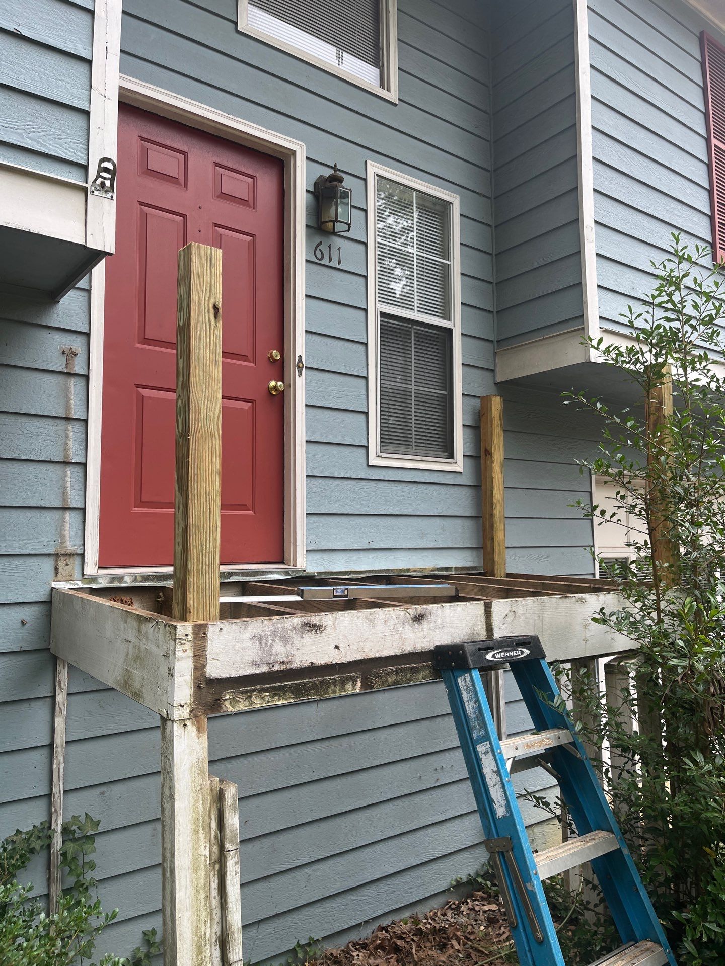 Deckorators Deck Resurface on Front Porch and Wood Deck Resurface on Back Deck by Nelson Exteriors 