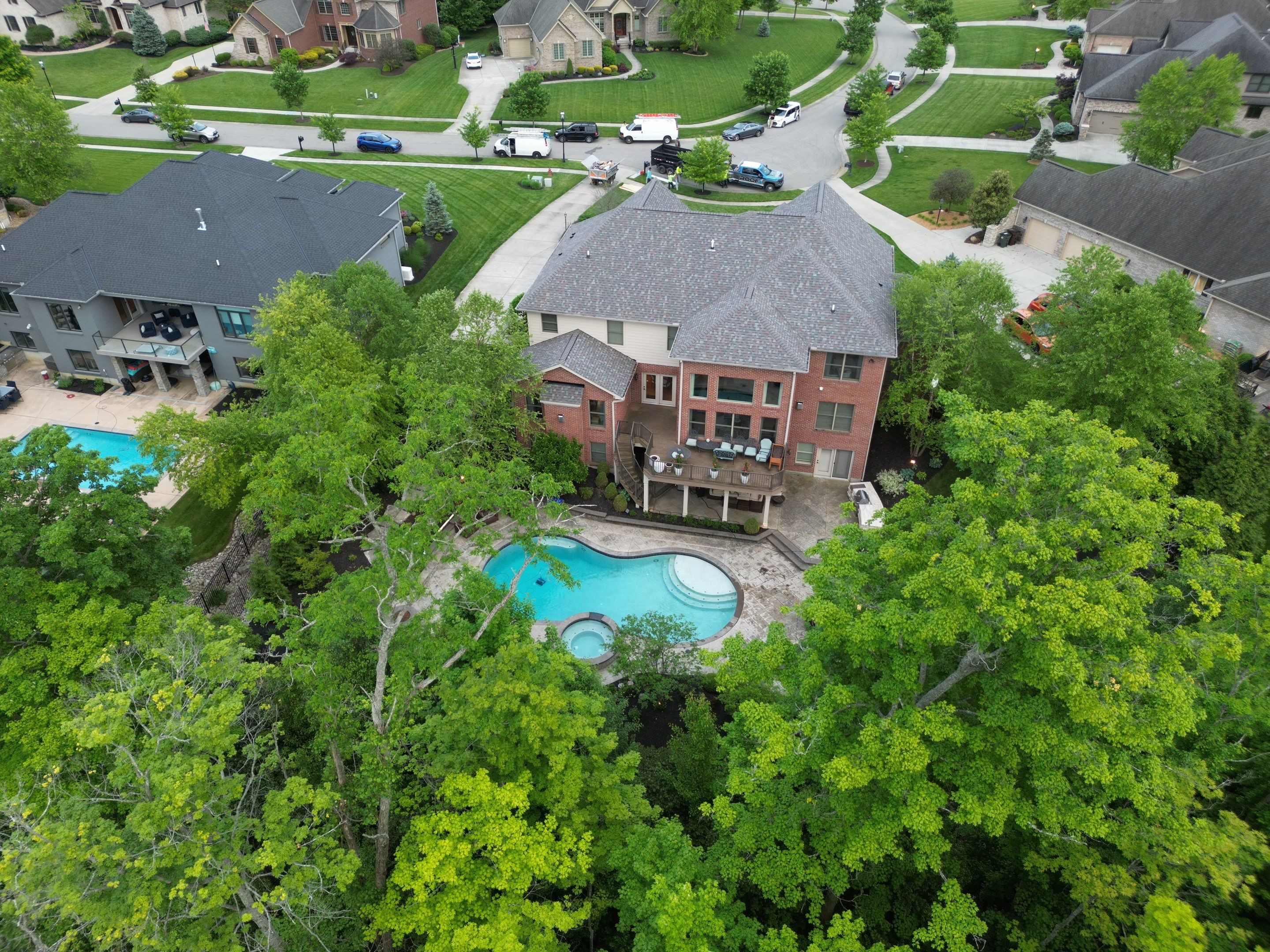 Residential Roofing Installation using Duration Series Shingles - Colonial Slate by RoofX 