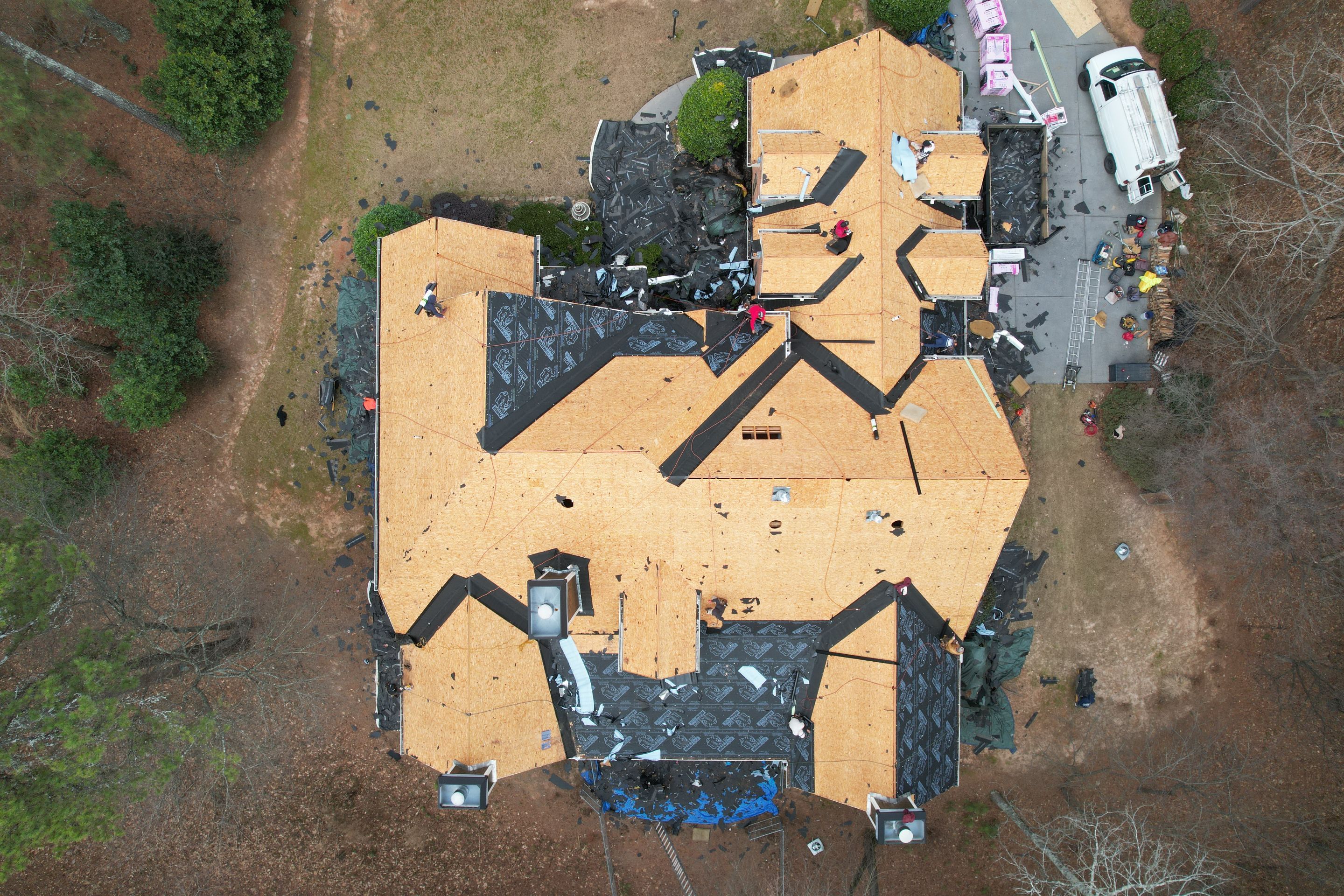 Residential Roofing Installation using Owens Corning by Inspector Roofing and Restoration