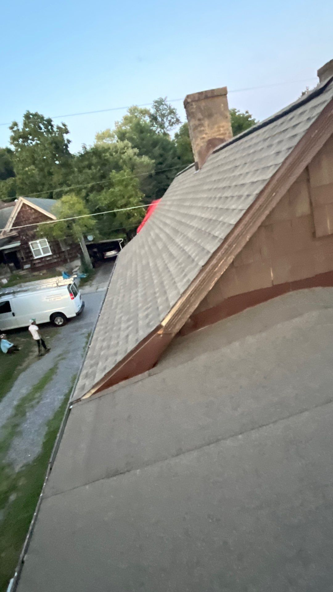 Residential Roofing Installation using GAF Timberline HDZ Weathered Wood by Rainstoppers Roofing