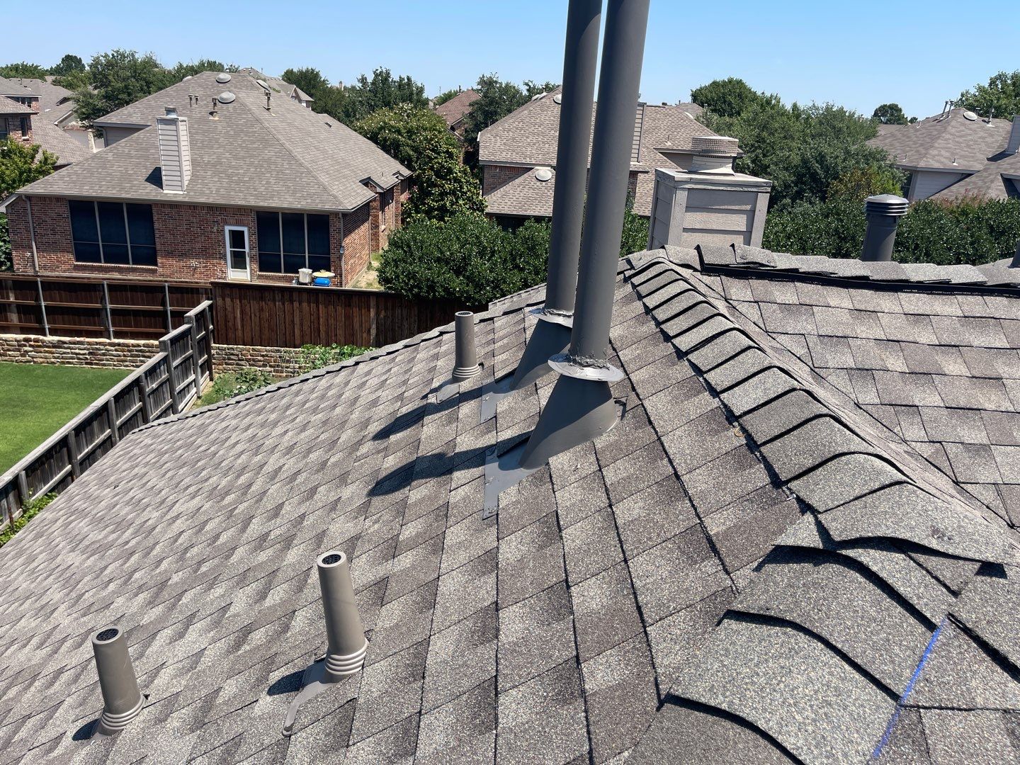 Major Hail Storm Full Roof and Gutter Replacement by First United Roofing & Construction