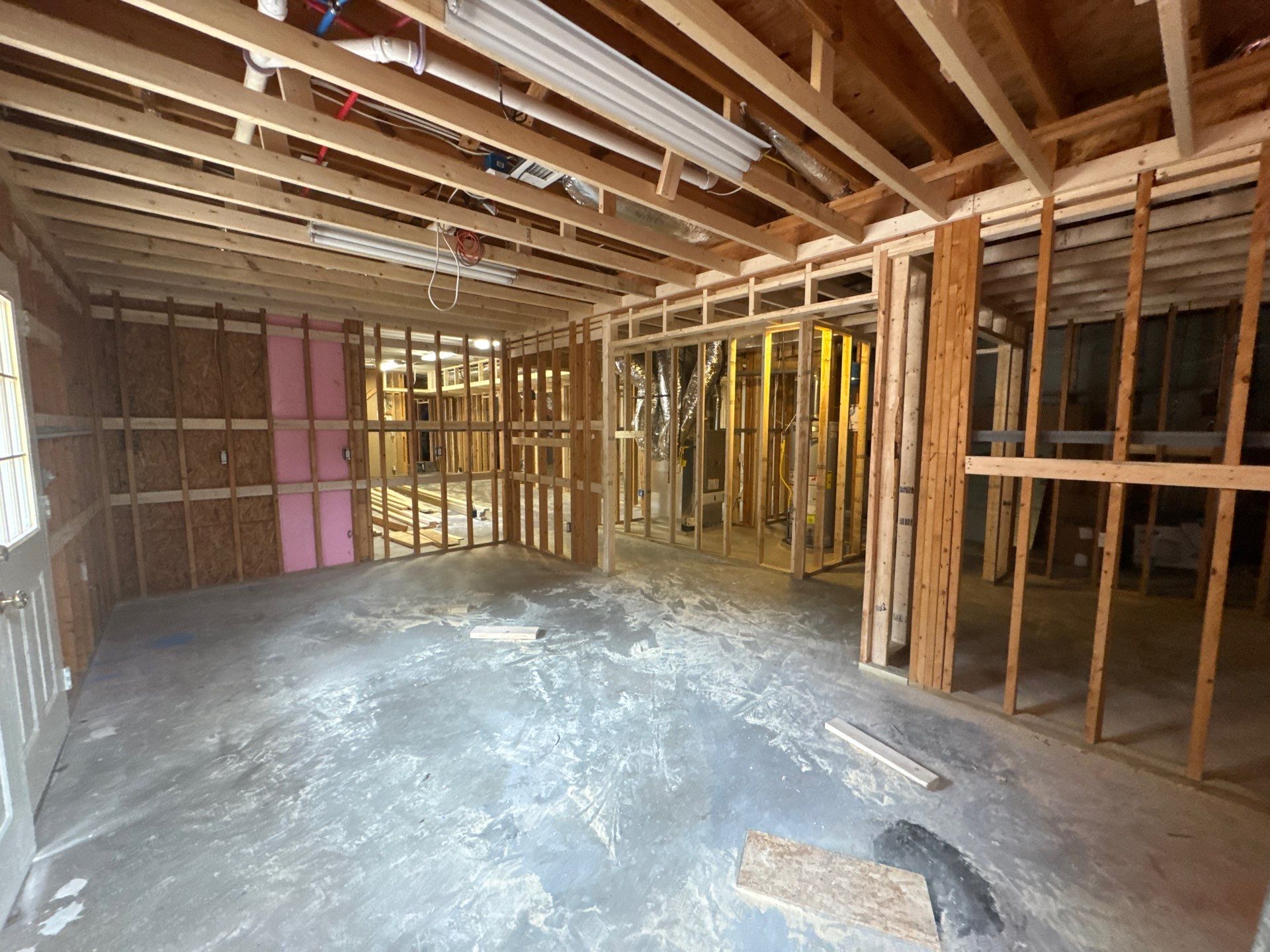 Full Basement Remodel in Powder Springs Featuring Custom Kitchenette by Swift Home Renovations