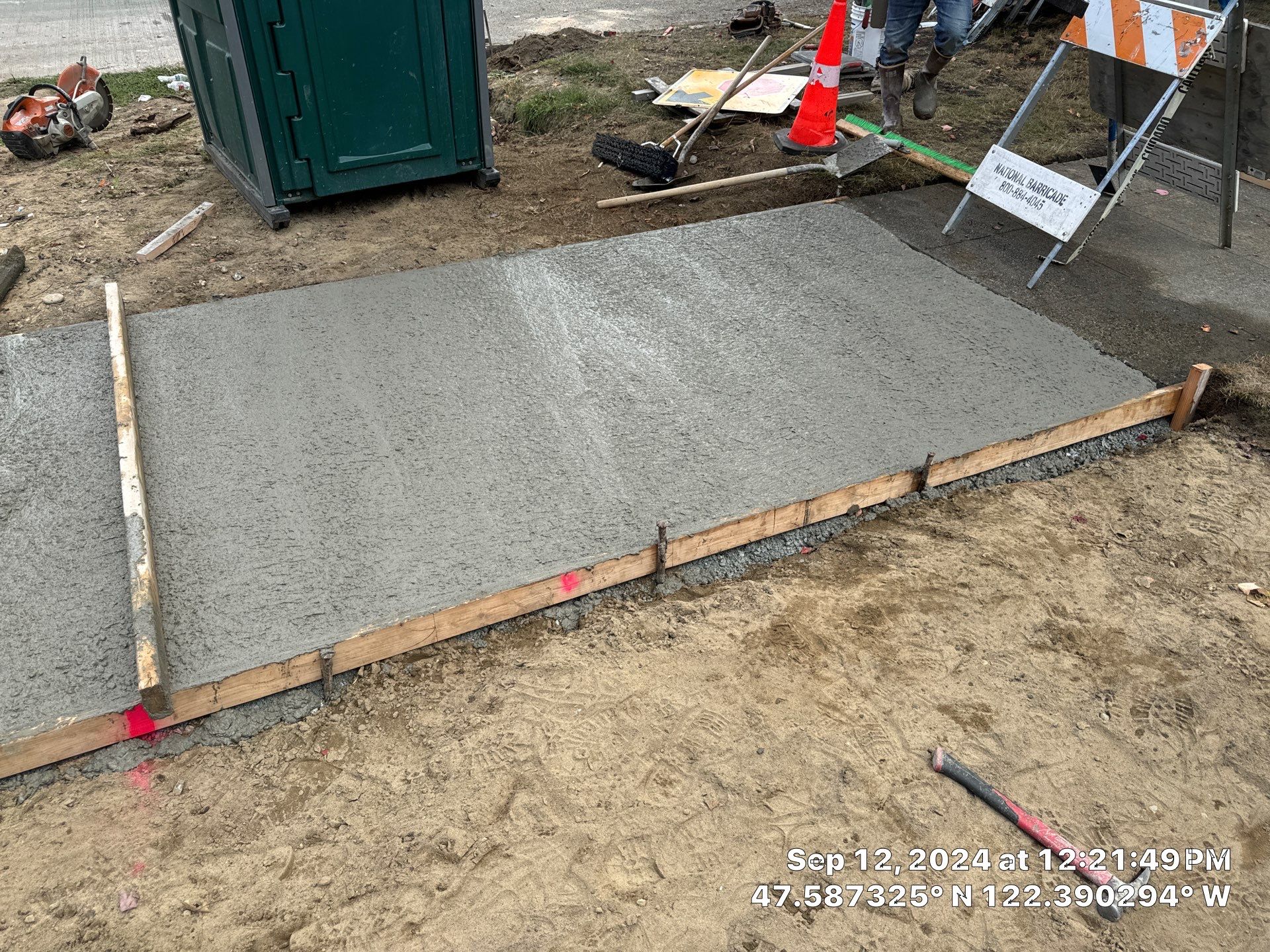 David | Concrete Sidewalk by Jireh Asphalt & Concrete Inc 