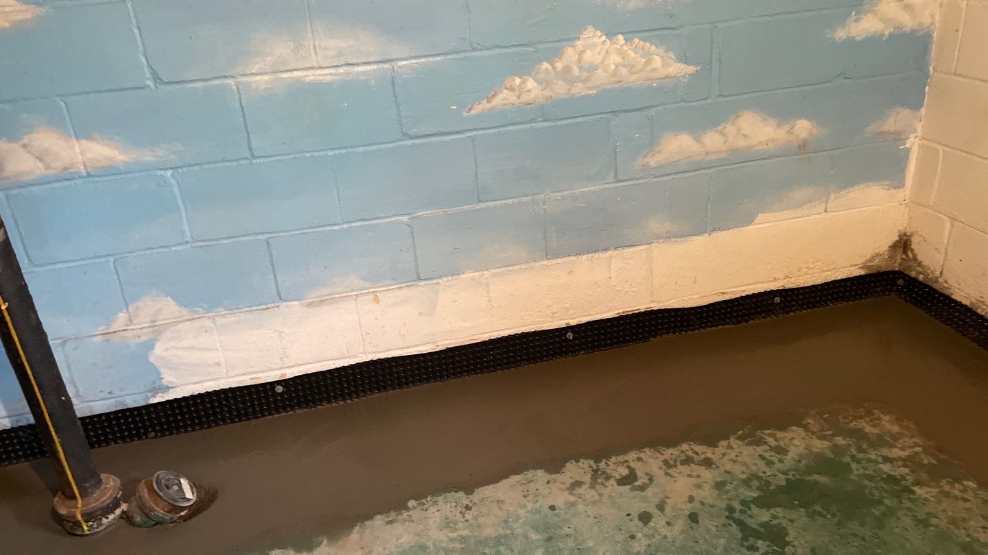 Completing the Connection for Lisa's Drain Tile System by Waterproofing Northeast