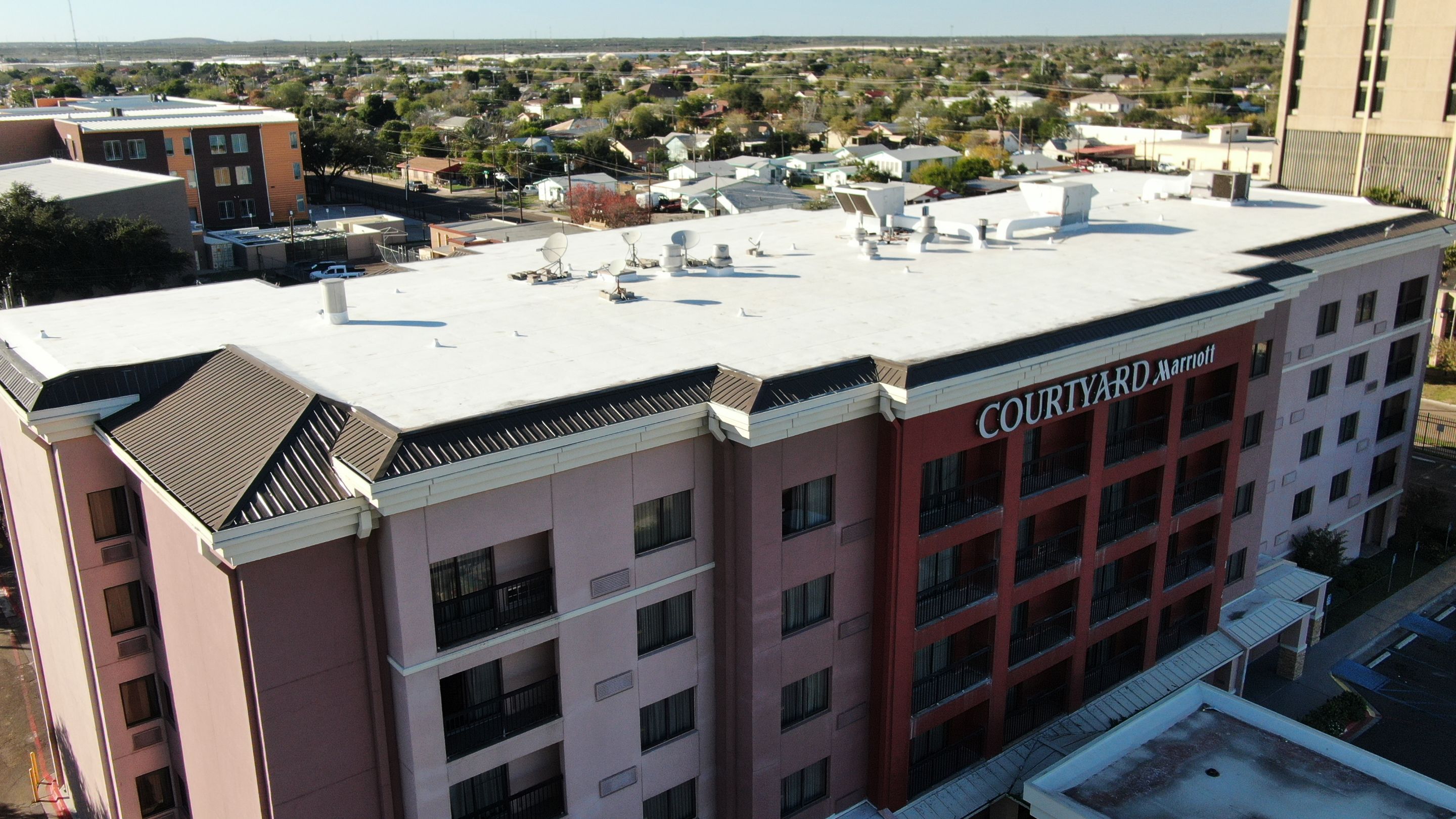 Commercial Roofing Installation using Thermoplastic Polyolefin - GAF by JM Flores Roofing & Construction, Inc