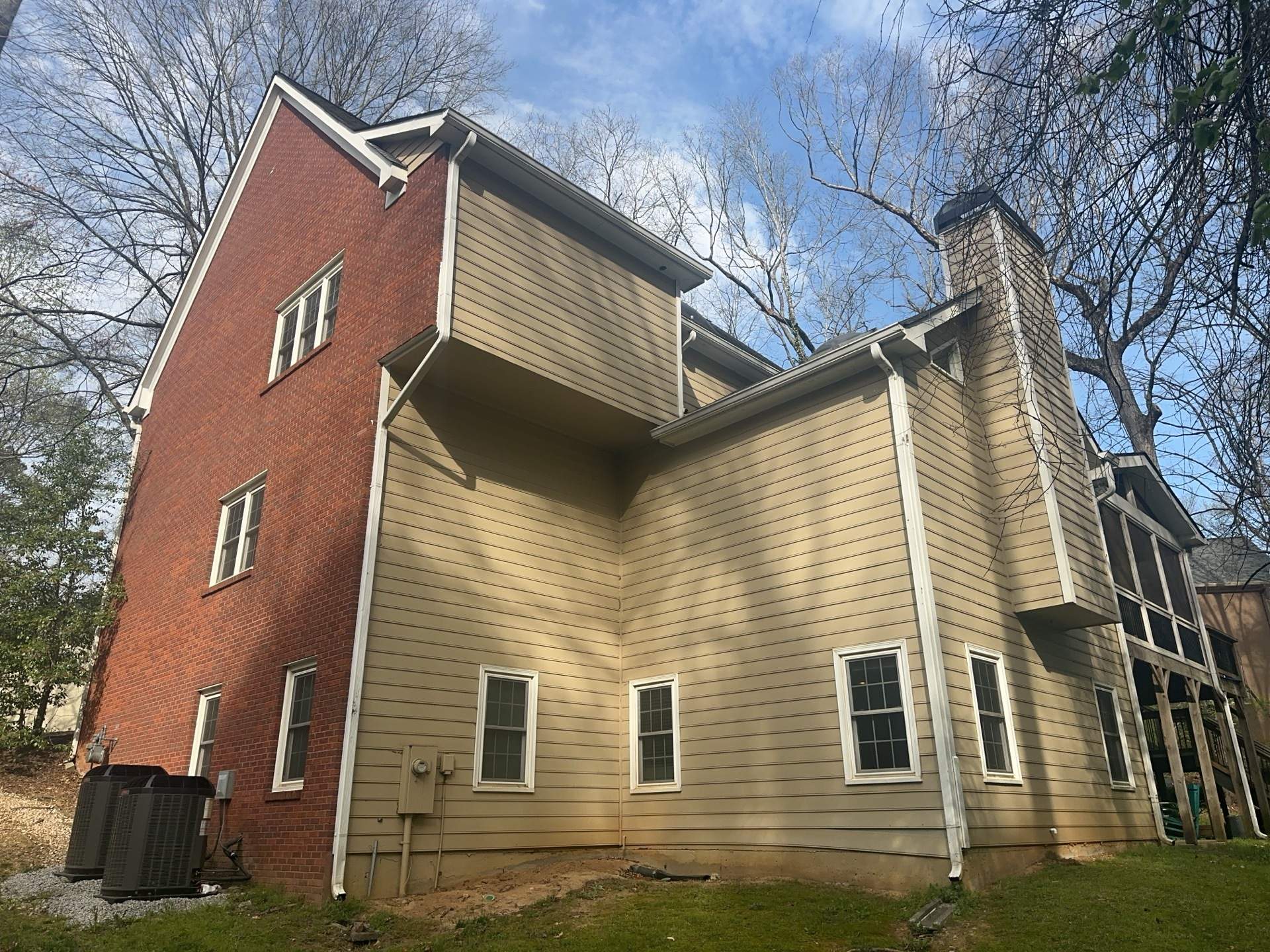 Roswell, GA Siding Replacement using James Hardie Lap Siding by Nelson Exteriors