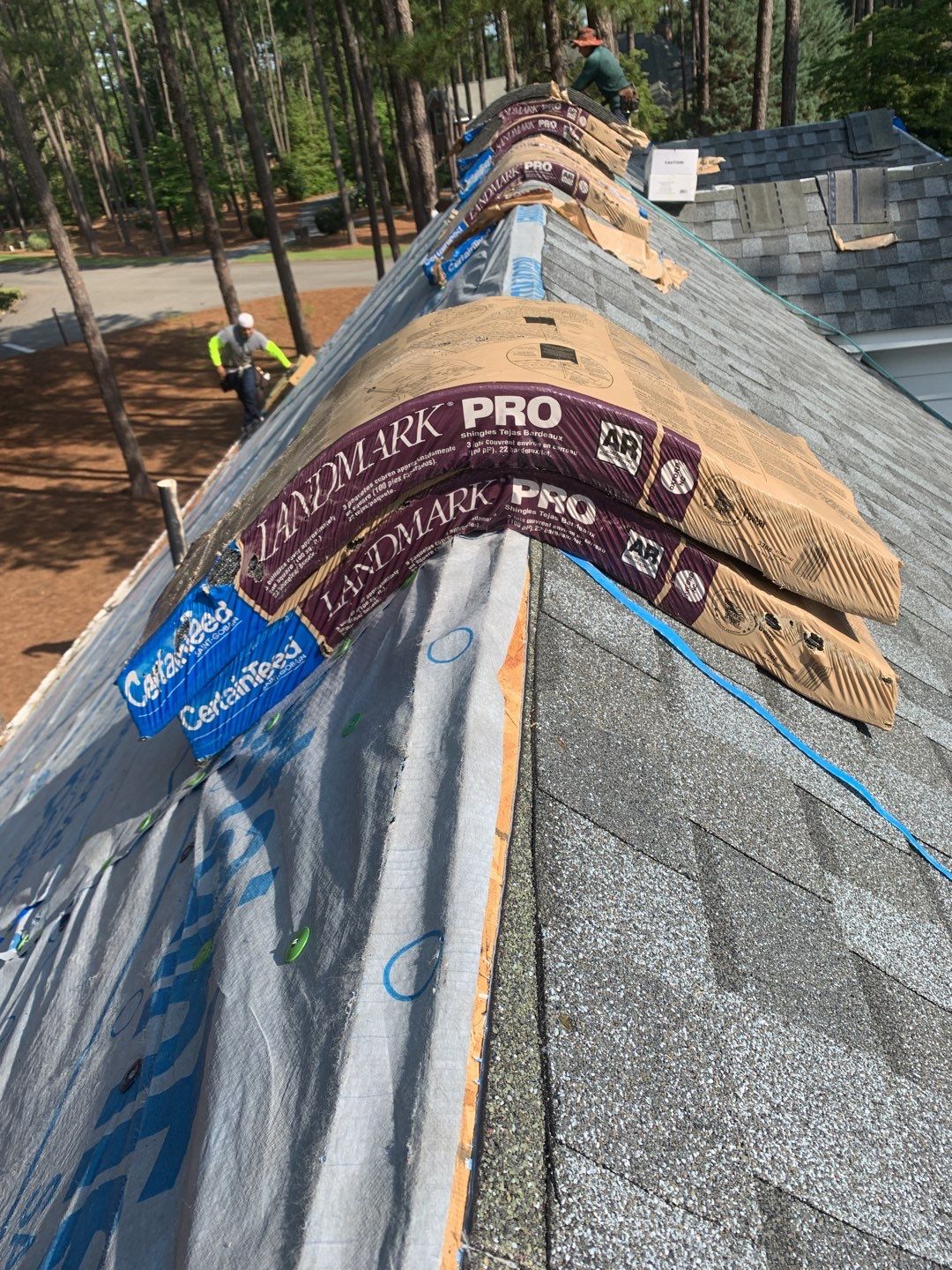 Hail Damaged Inspection / Repair / Re roof by American Roofing NC
